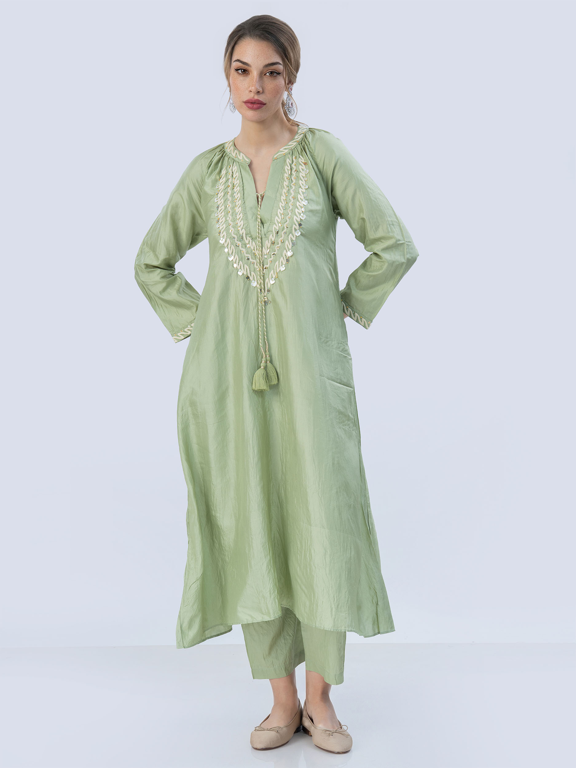 Ananda Silk Matching Set