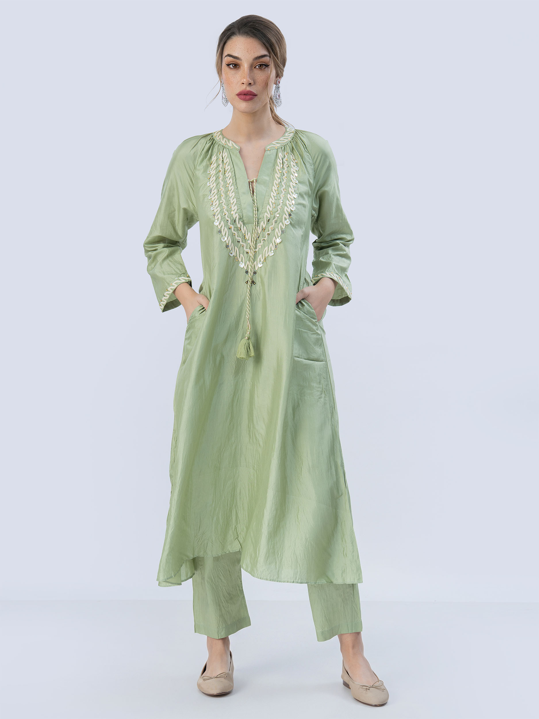 Ananda Silk Matching Set