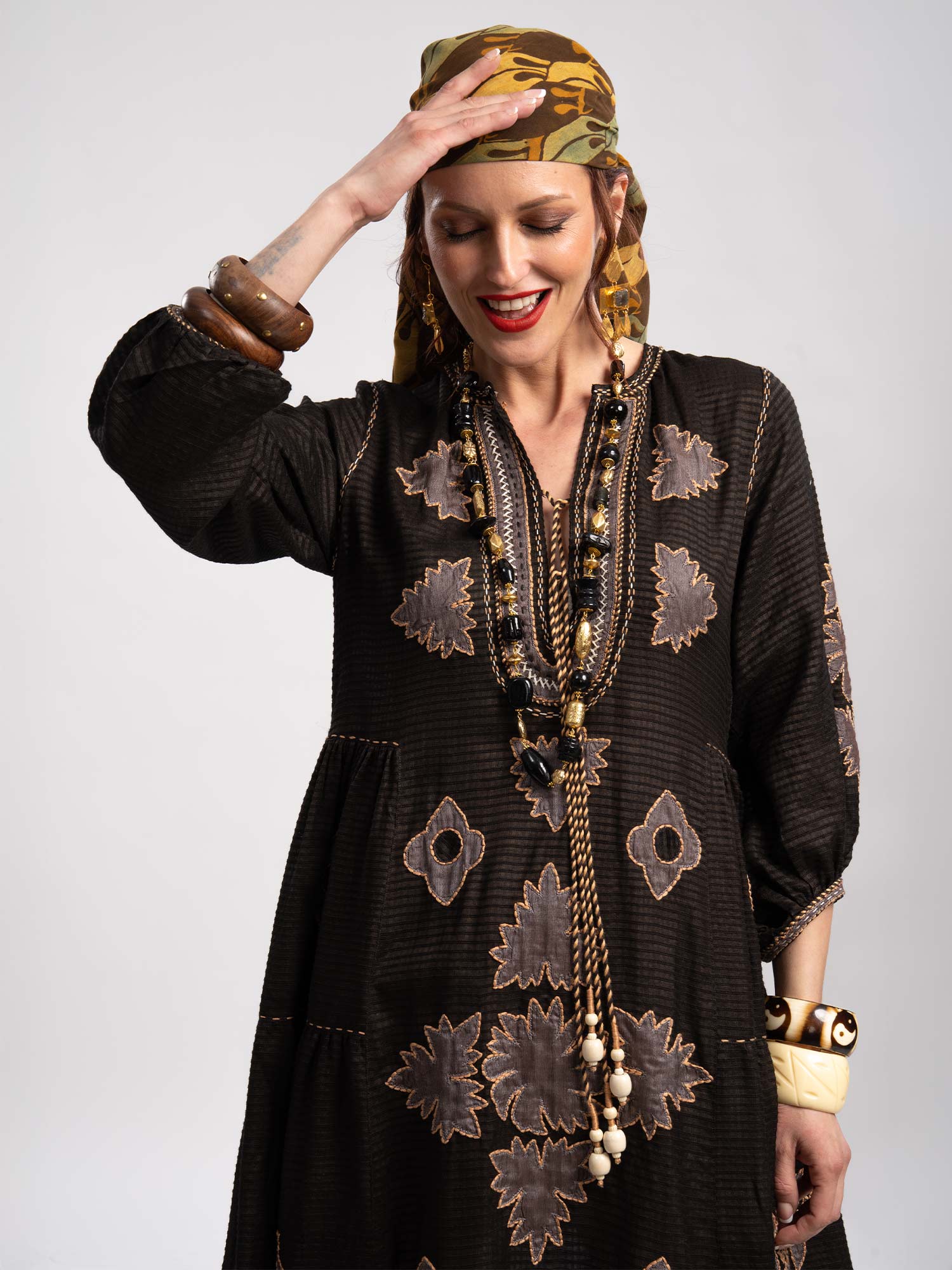 Attiya Handloom Silk Dress