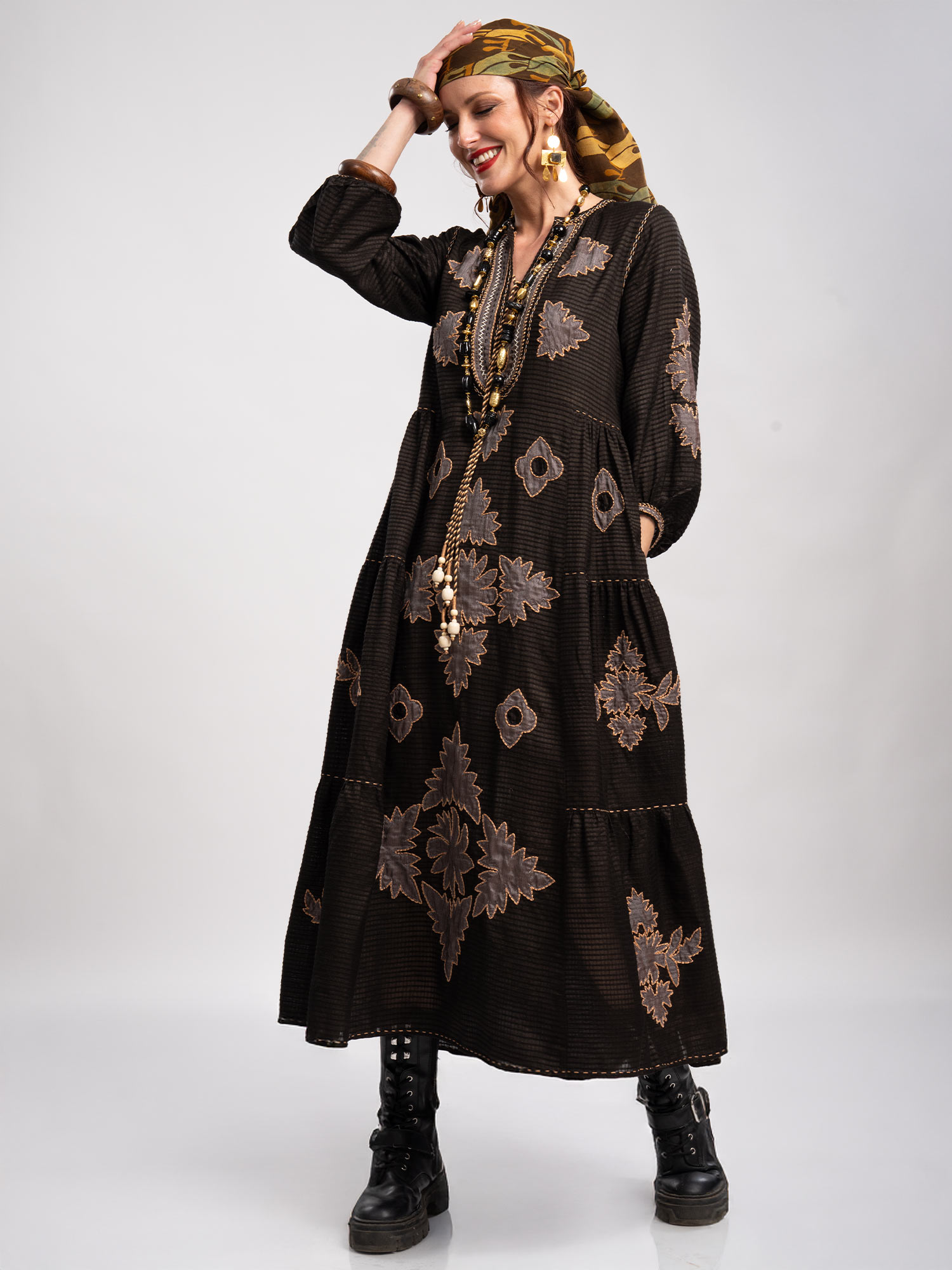 Attiya Handloom Silk Dress