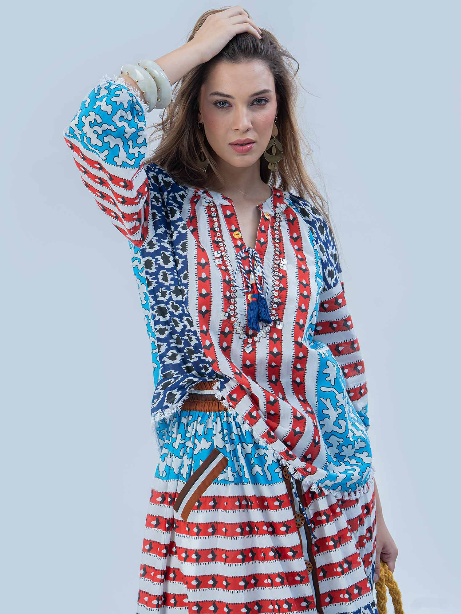 Azlan Cotton Top