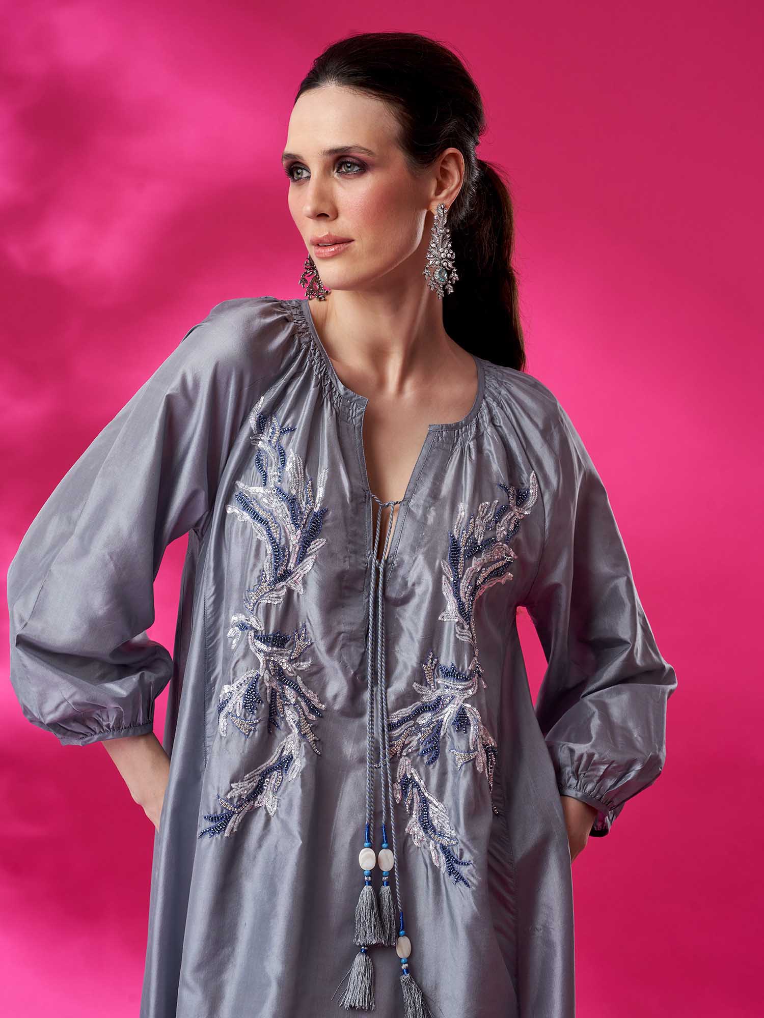 Clymene Silk Dress