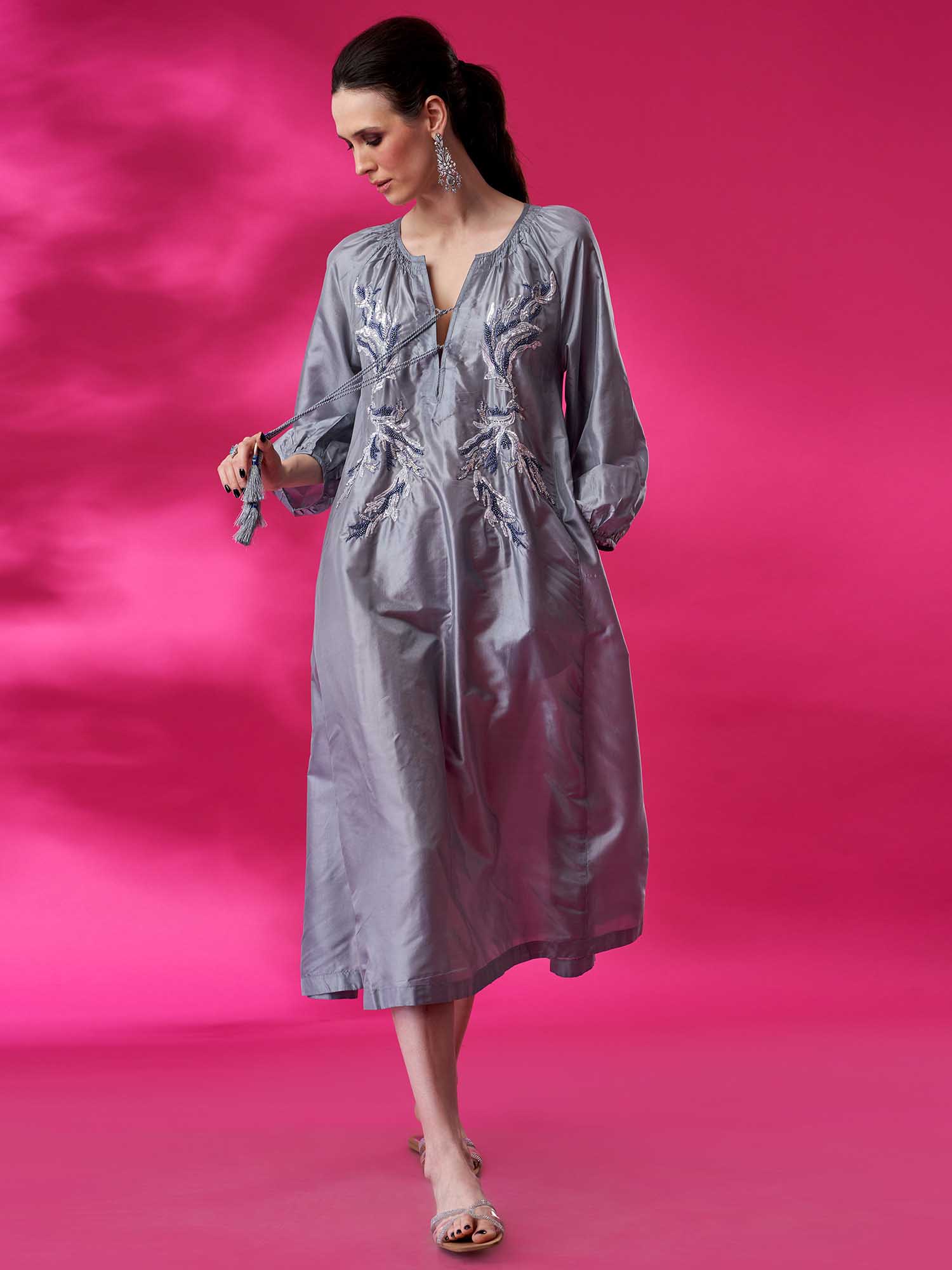 Clymene Silk Dress