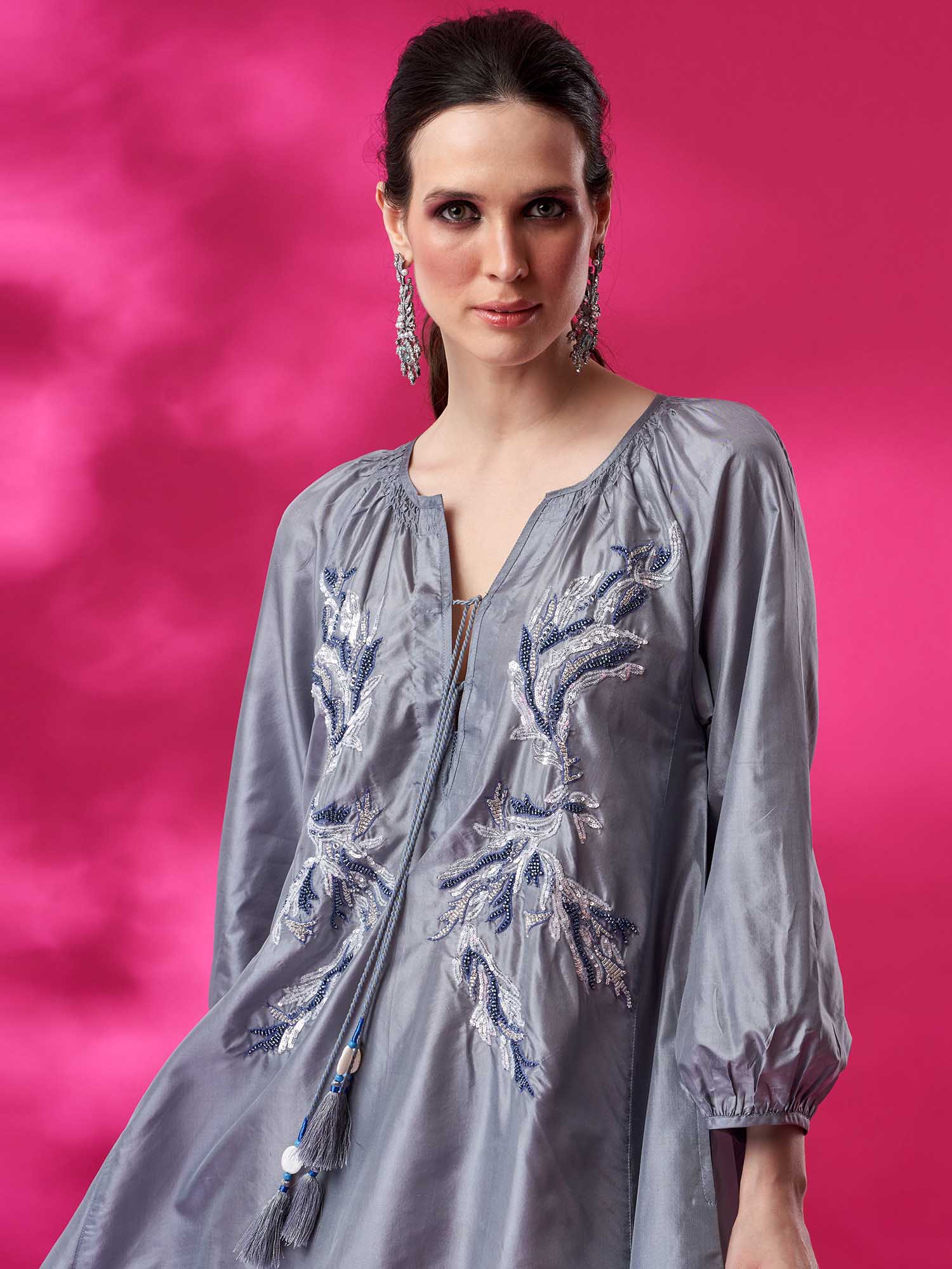Clymene Silk Dress