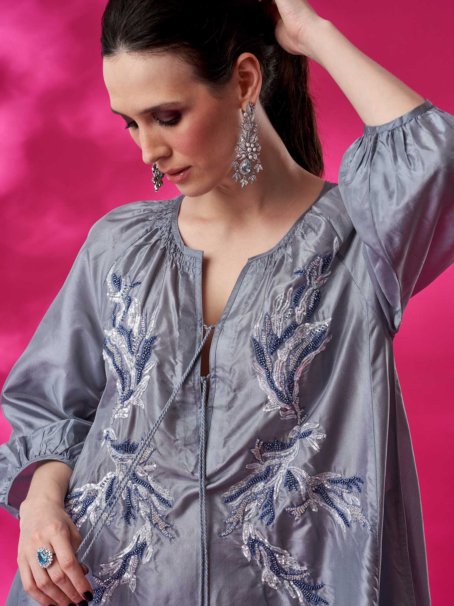 Clymene Silk Dress