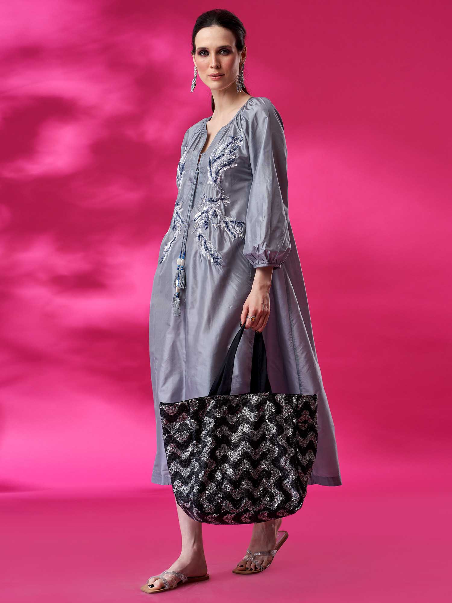 Clymene Silk Dress