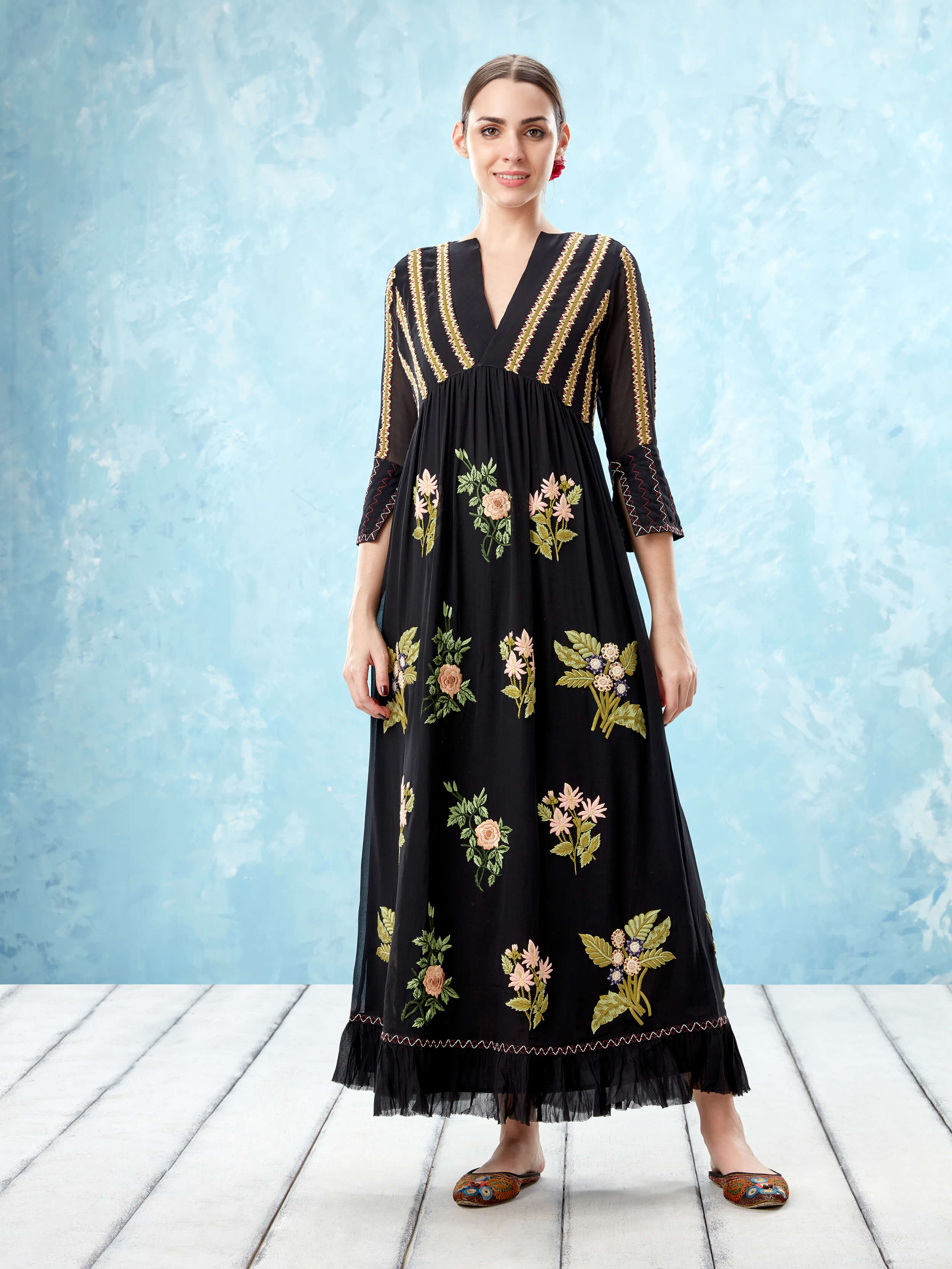 Elizabethan Gardens Maxi Dress