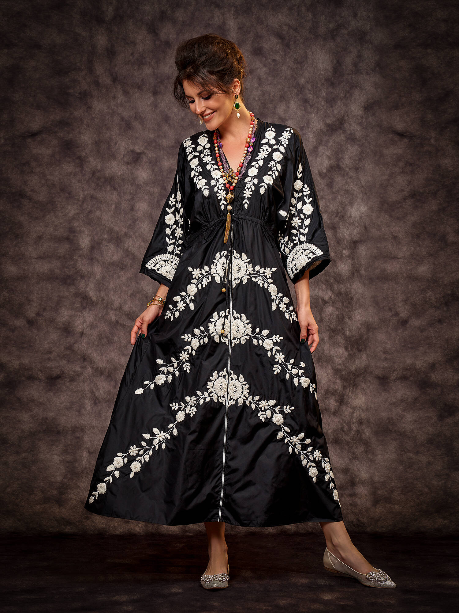 Geisha Silk Kimono Dress