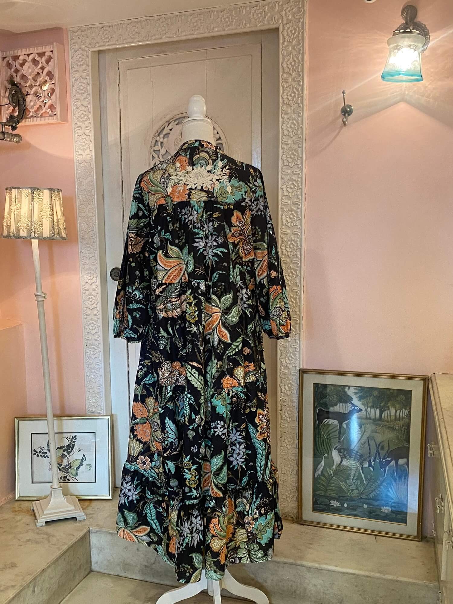 Hawa Mahal Cotton Print Dress