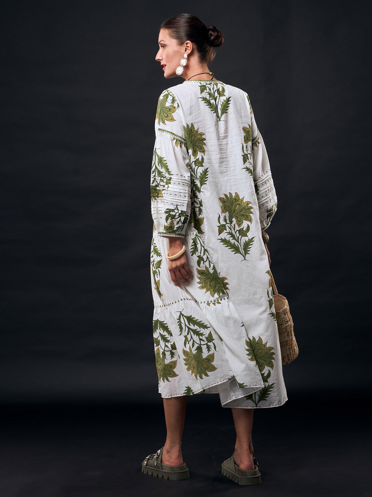 Humsafar Cotton Print Dress