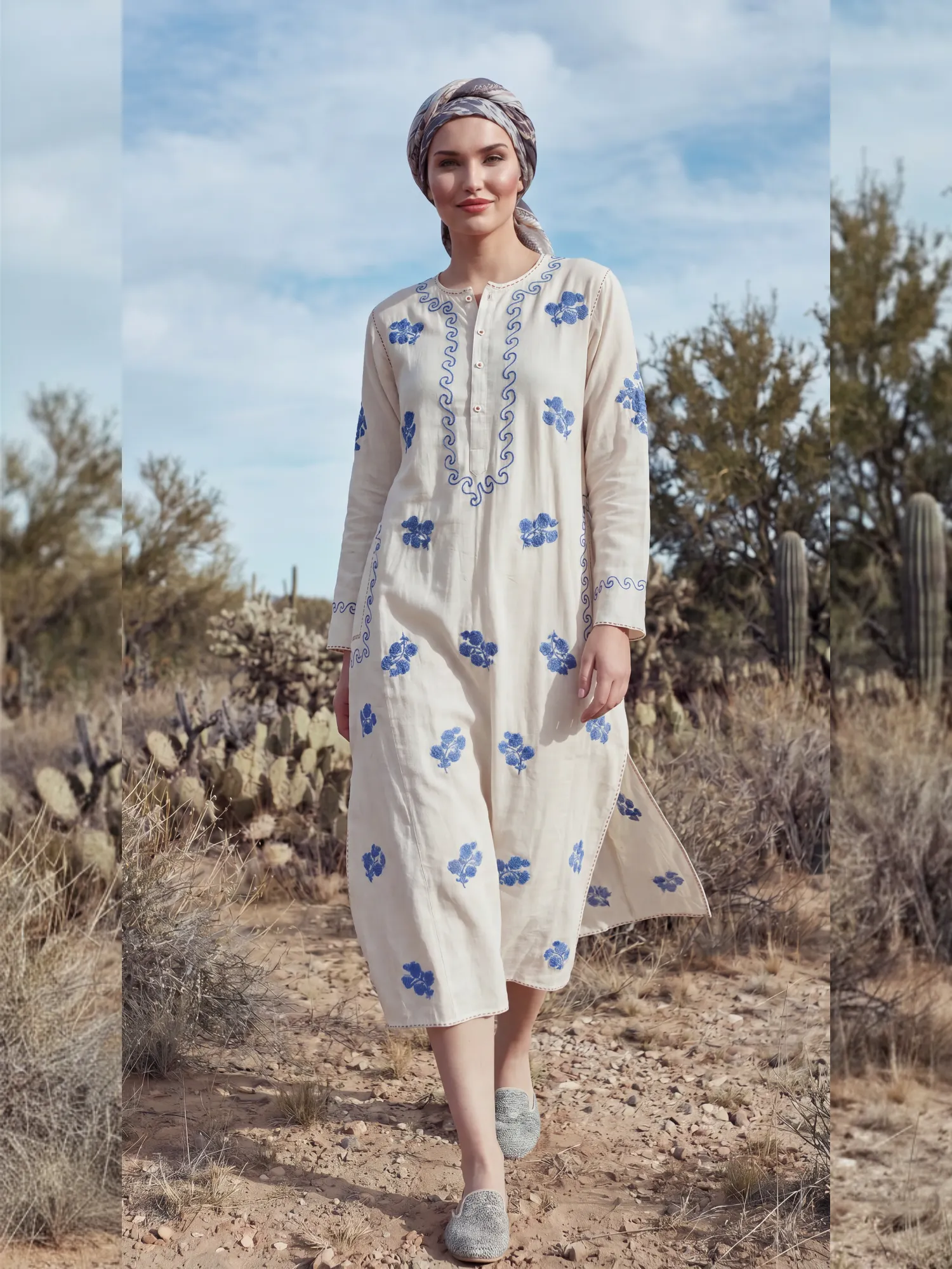 Jiva Handloom Cotton Dress 