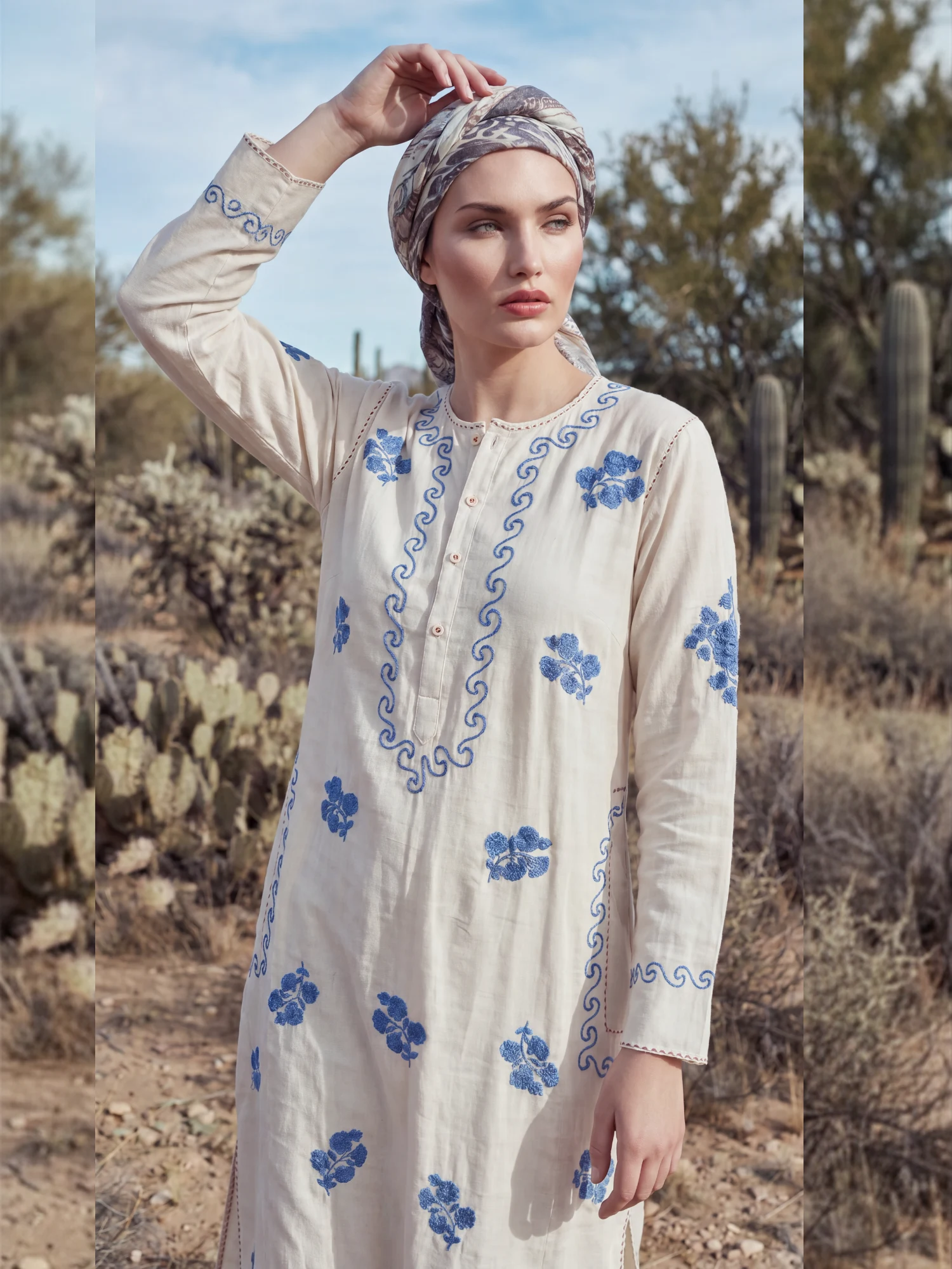 Jiva Handloom Cotton Dress 