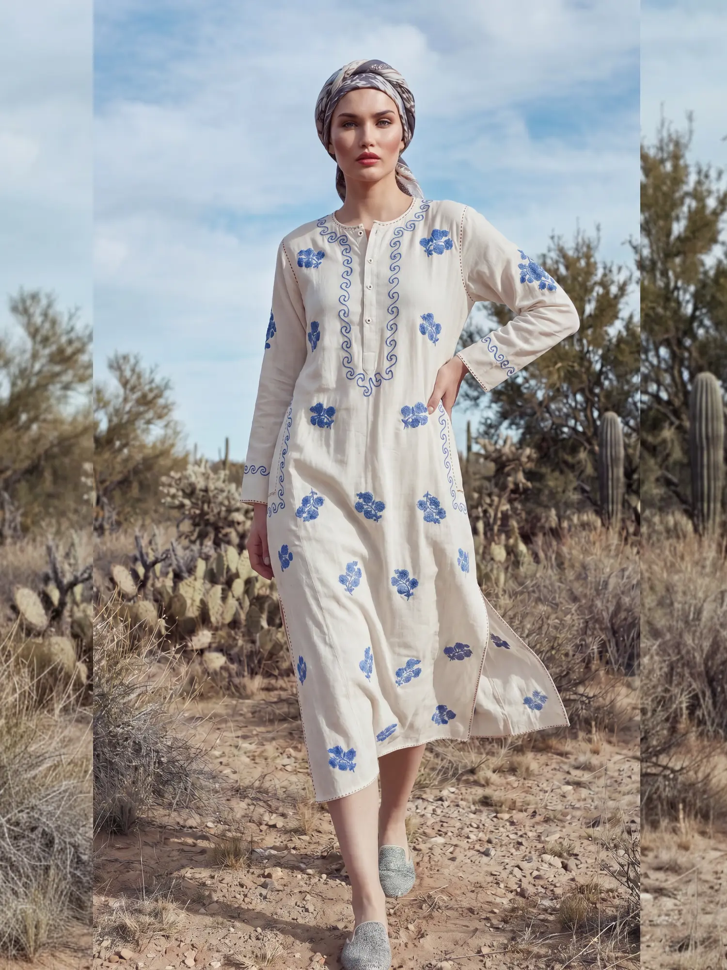 Jiva Handloom Cotton Dress 