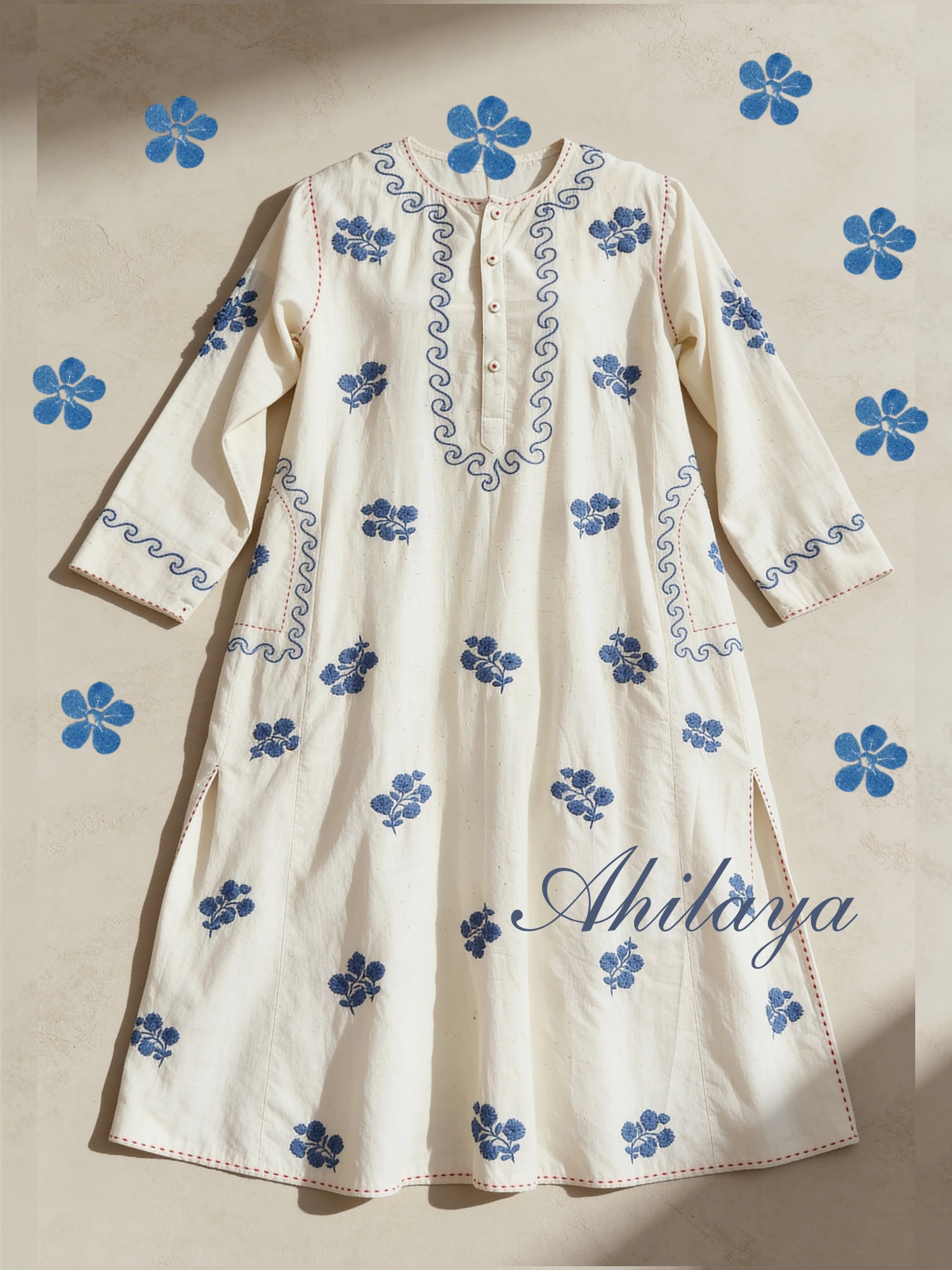 Jiva Handloom Cotton Dress 