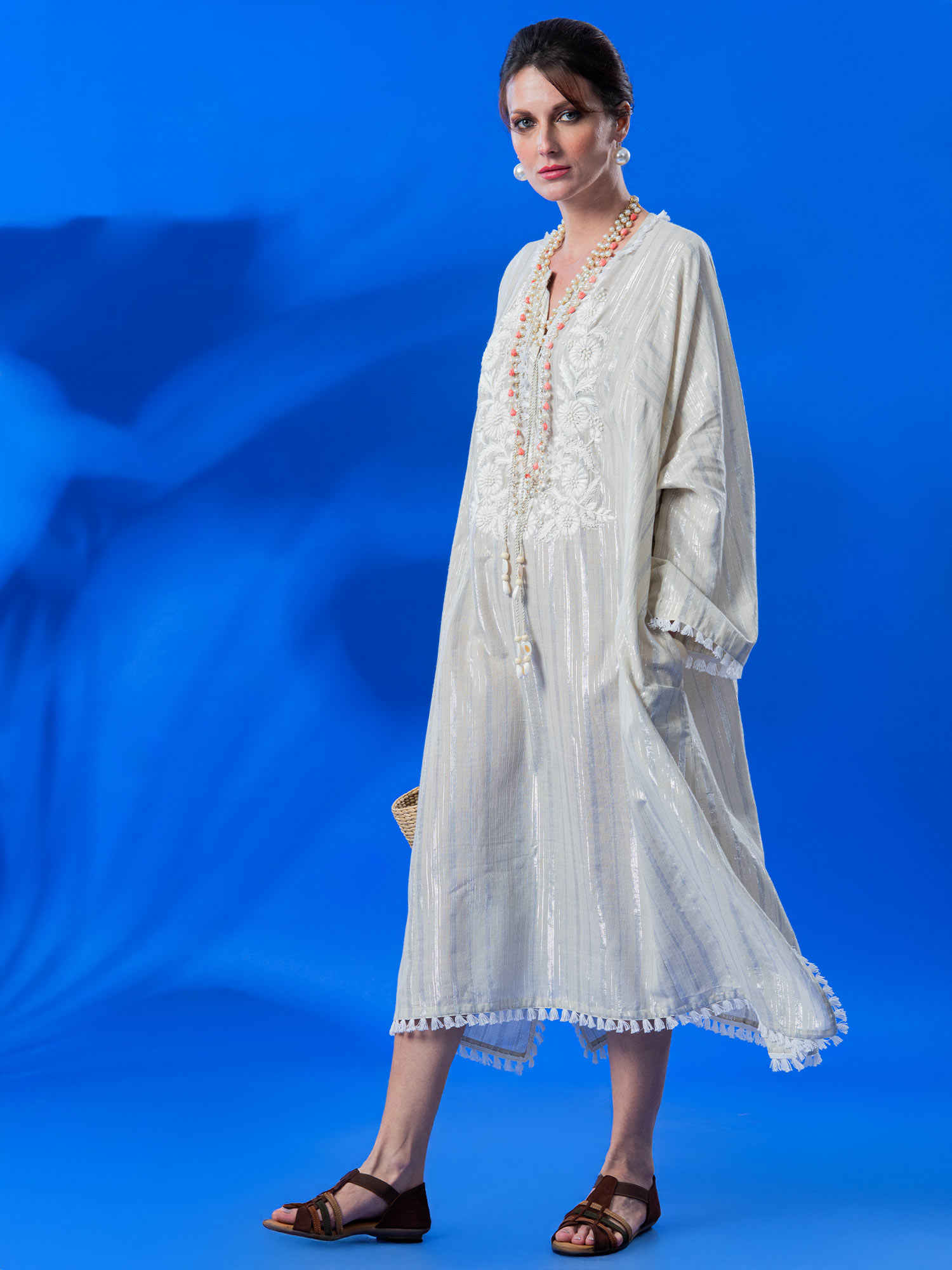 Jugni Handloom Cotton Kaftan
