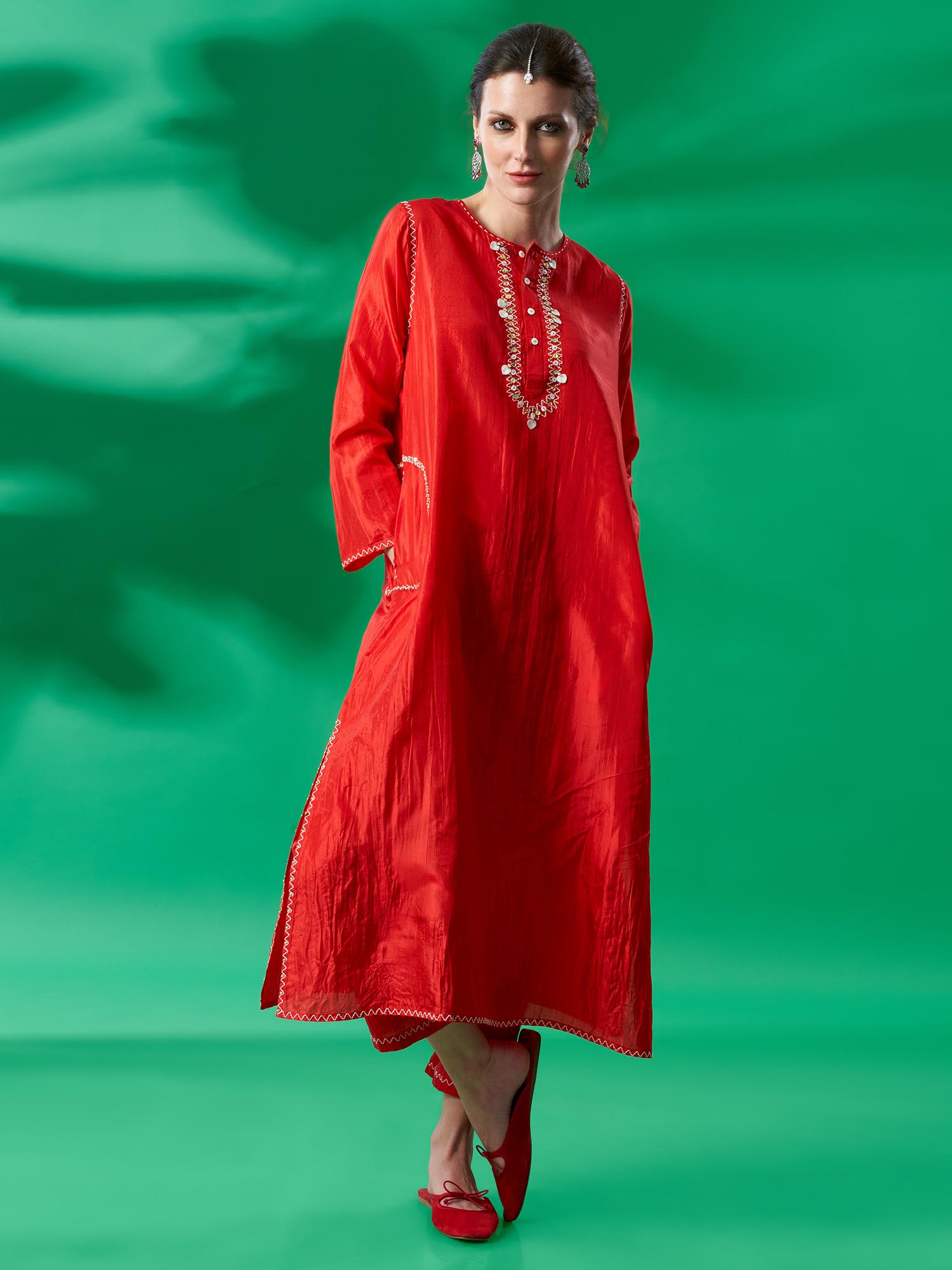 Kohinoor Silk Twinset
