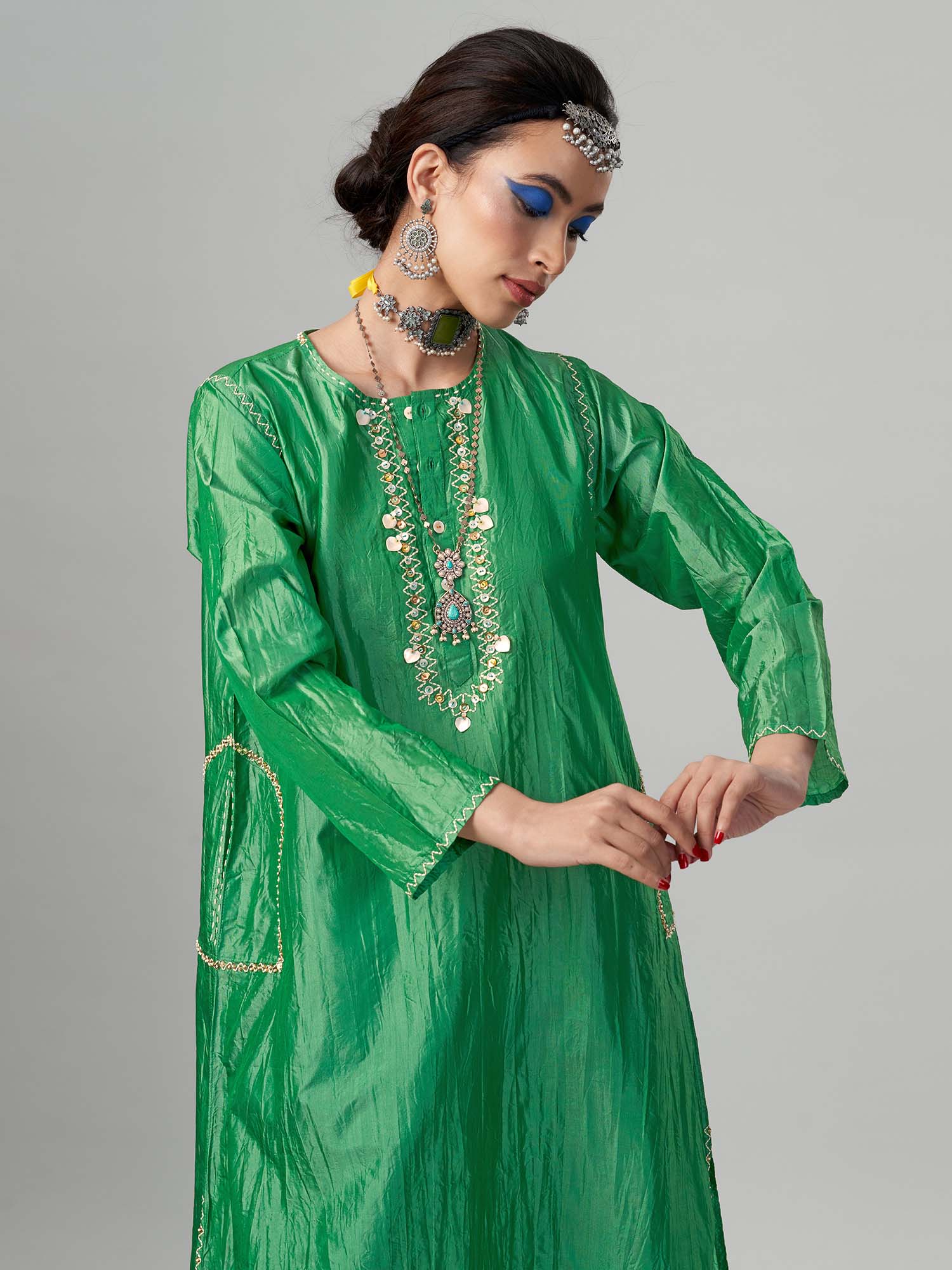 Kohinoor Silk Twinset