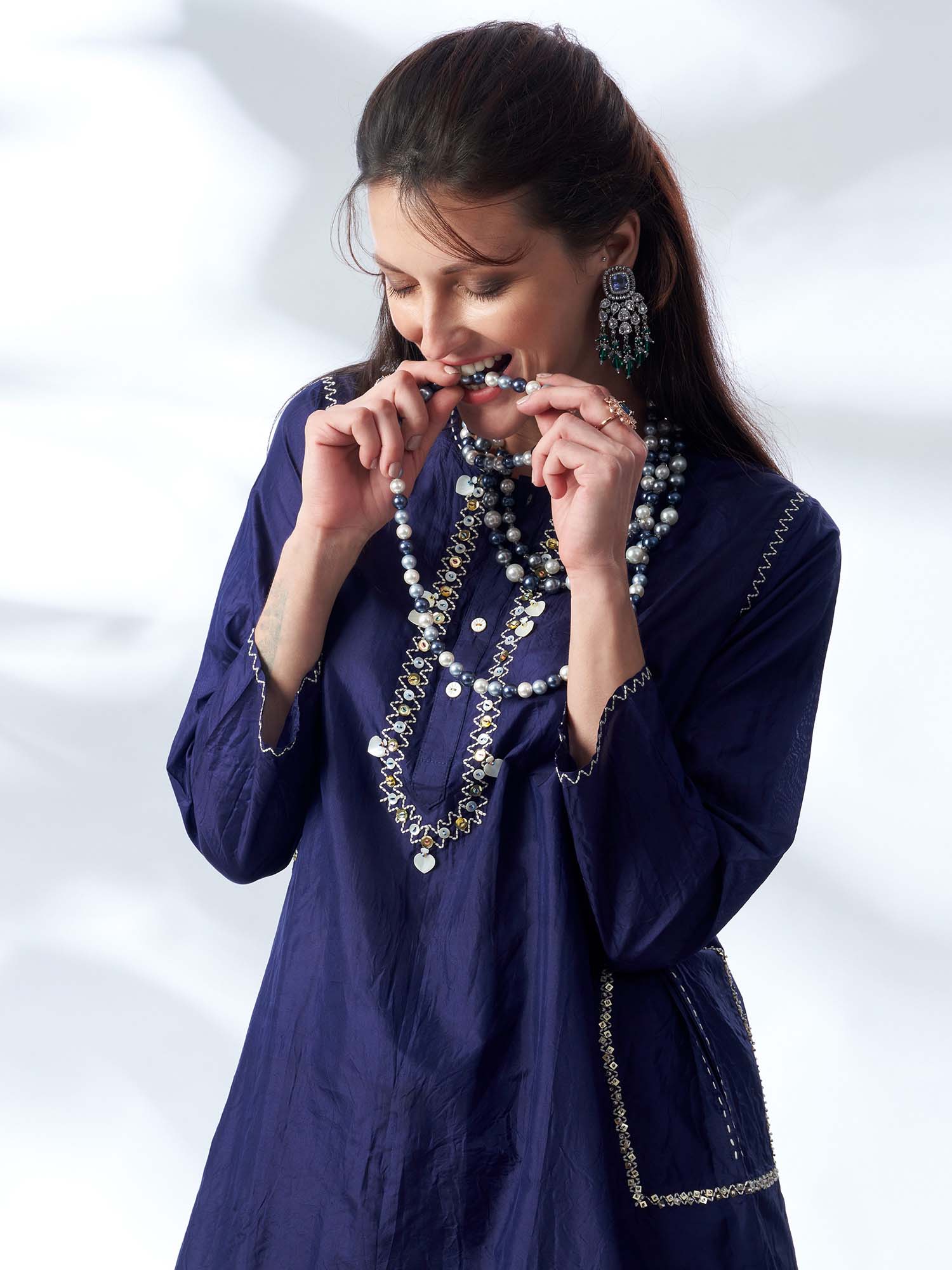 Kohinoor Silk Twinset
