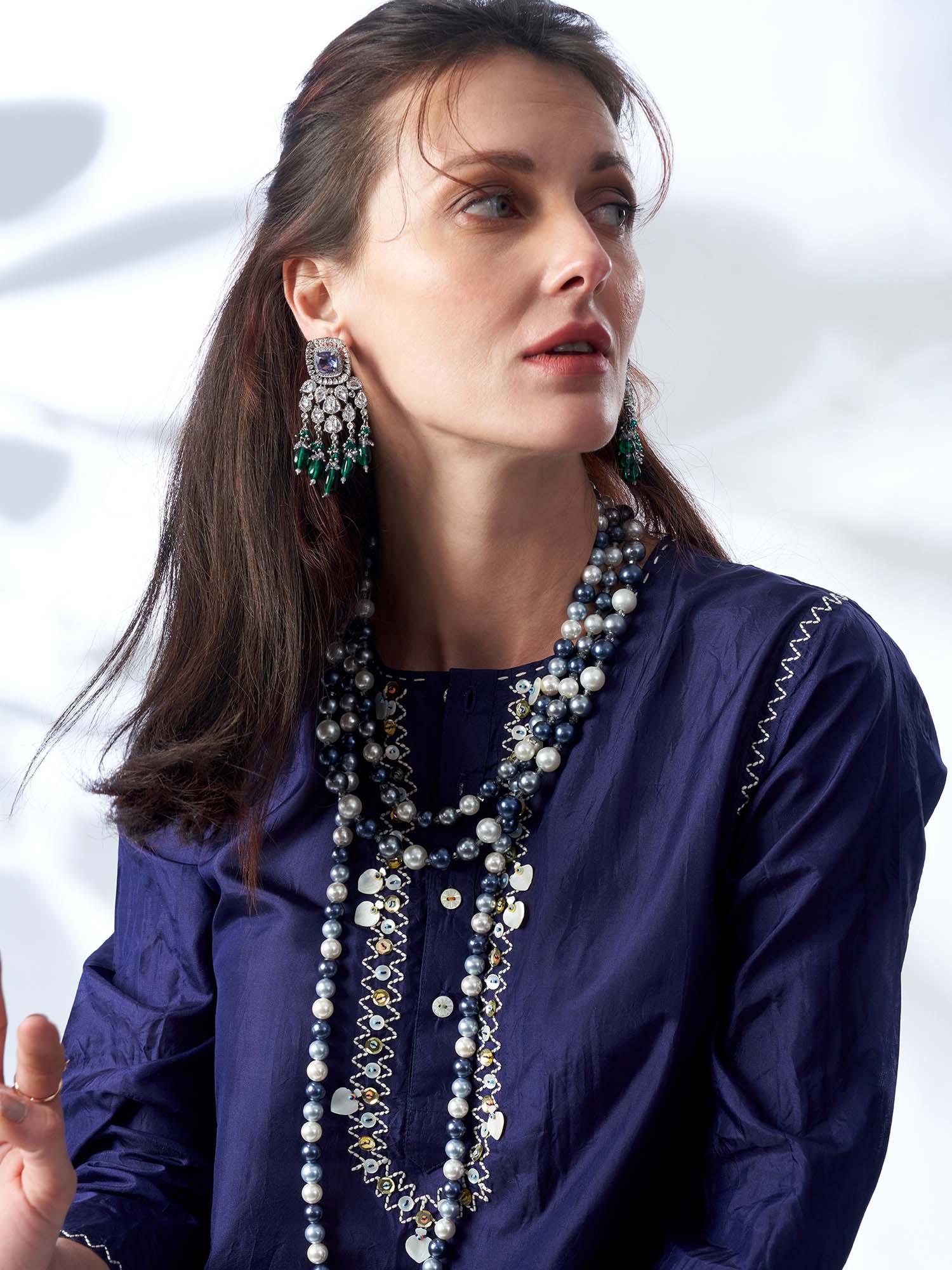 Kohinoor Silk Twinset