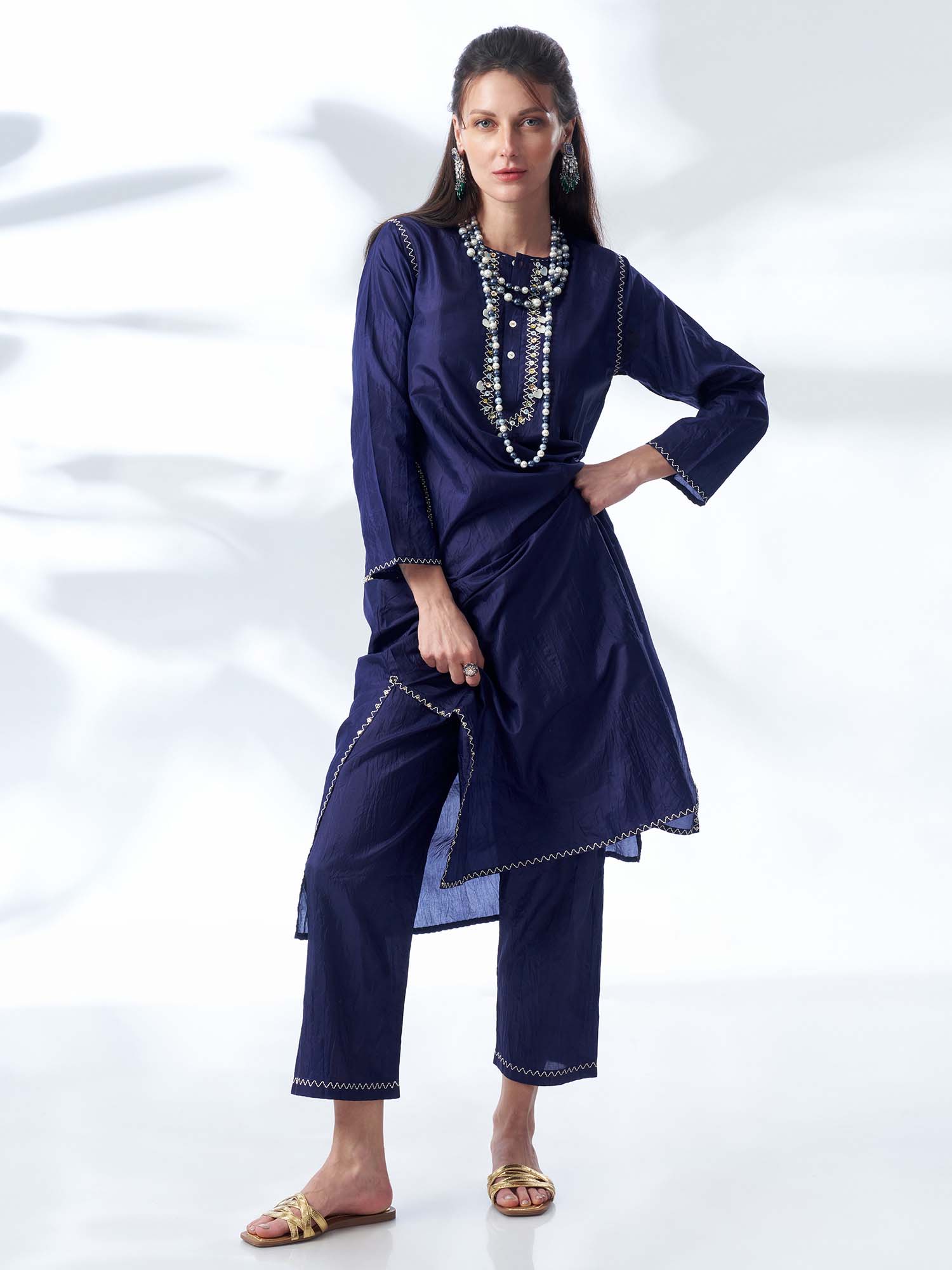 Kohinoor Silk Twinset