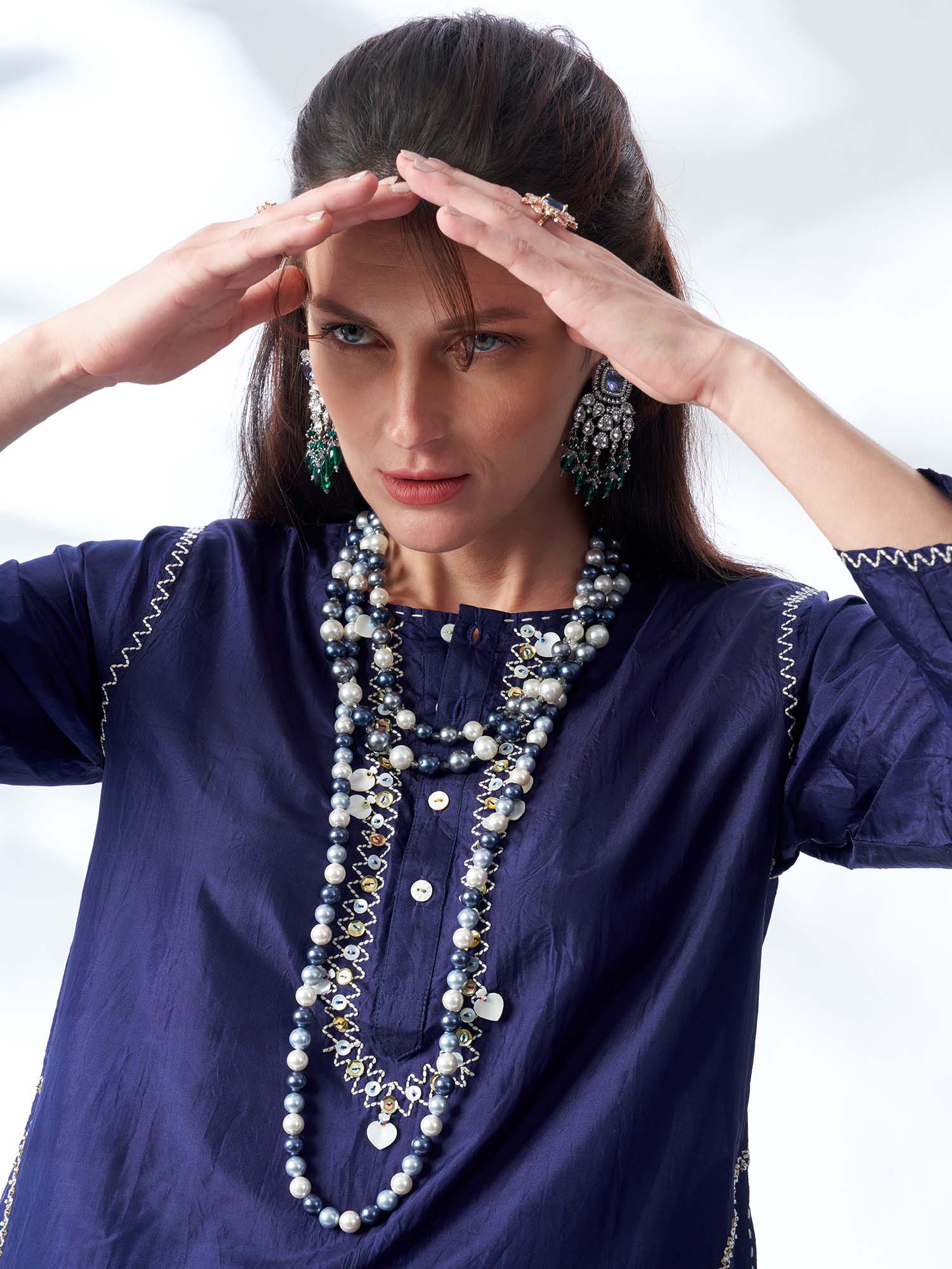 Kohinoor Silk Twinset