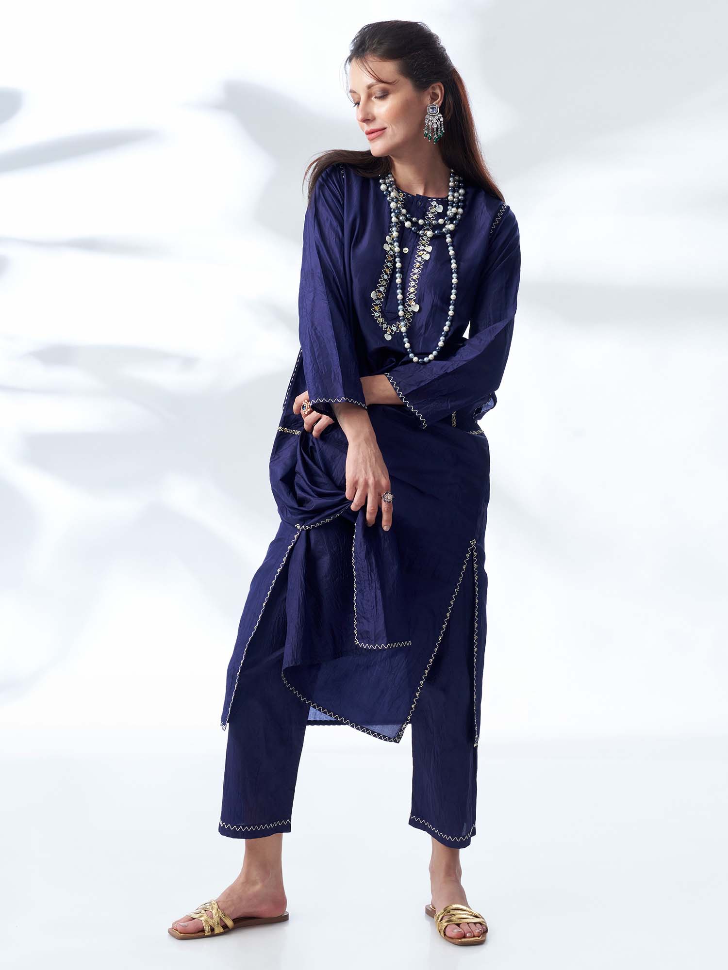 Kohinoor Silk Twinset