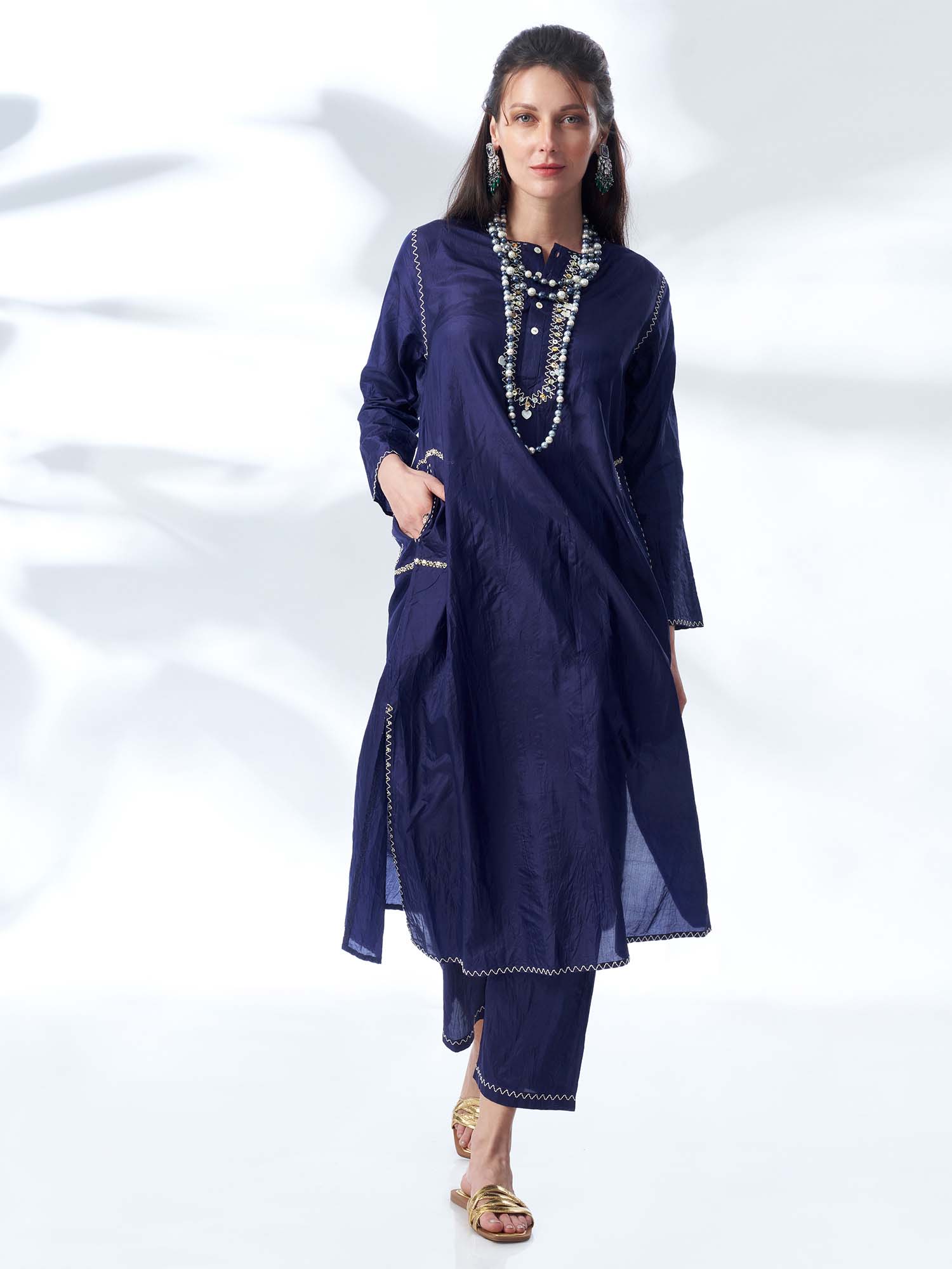 Kohinoor Silk Twinset