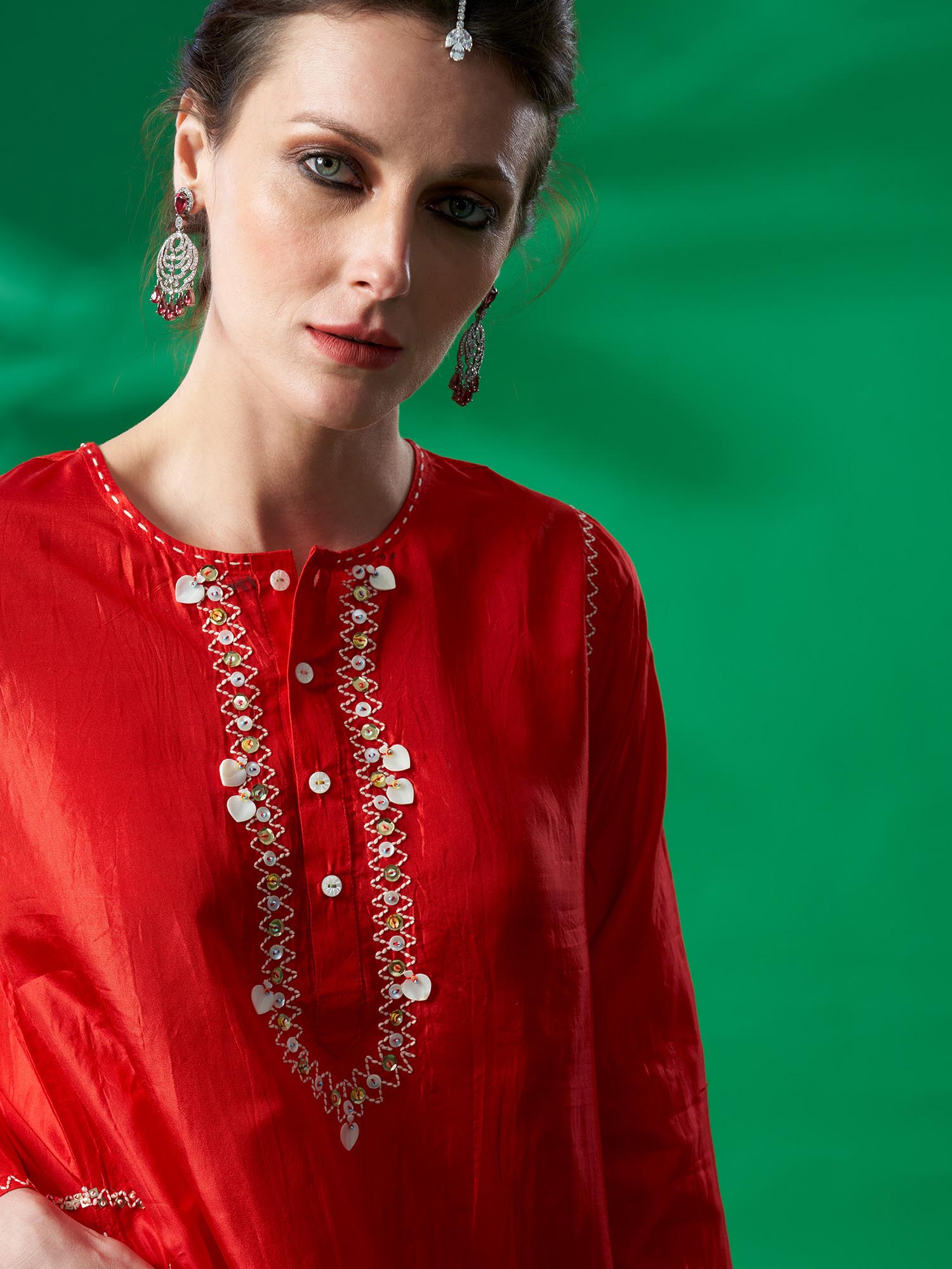 Kohinoor Silk Twinset
