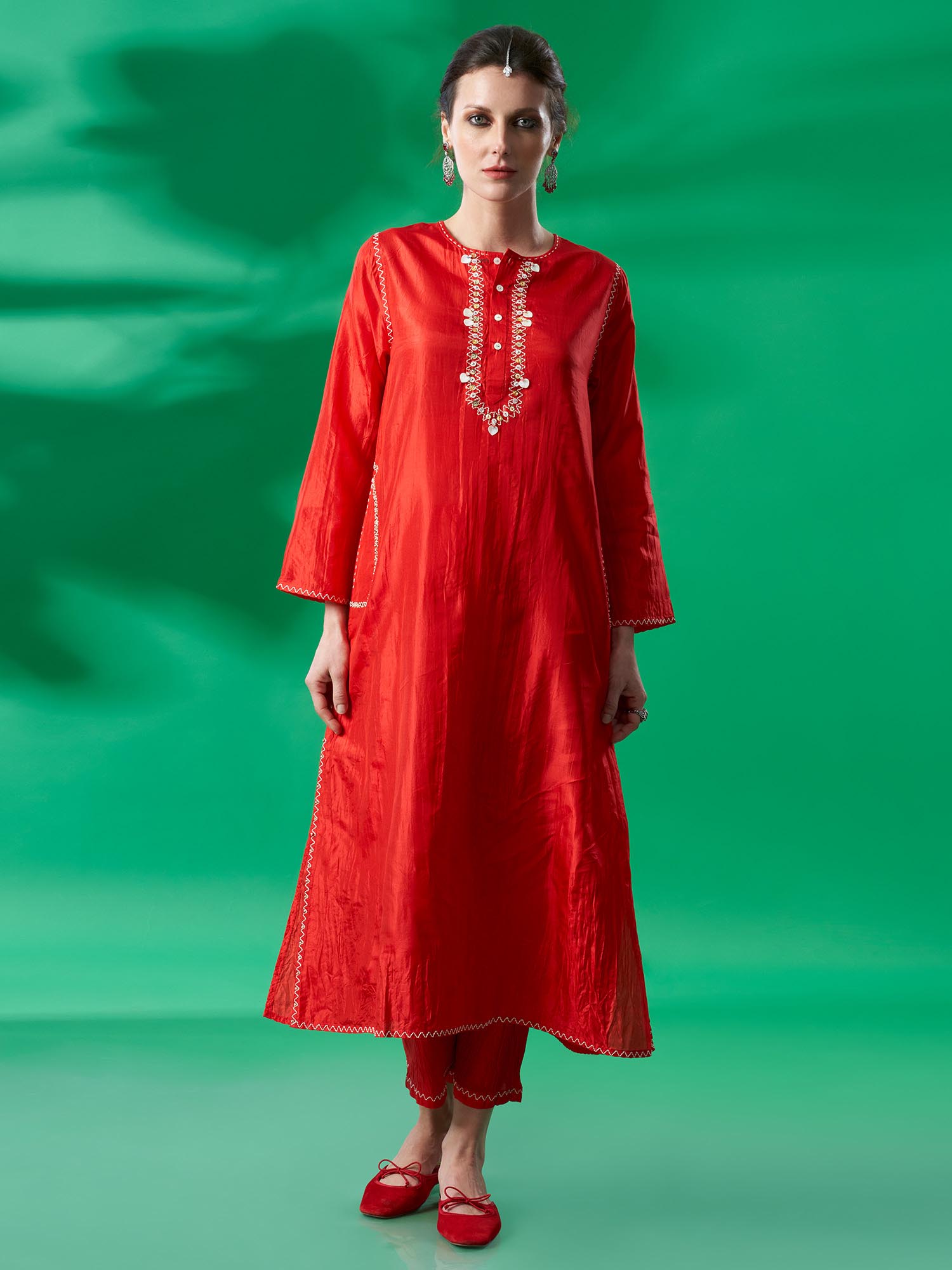 Kohinoor Silk Twinset