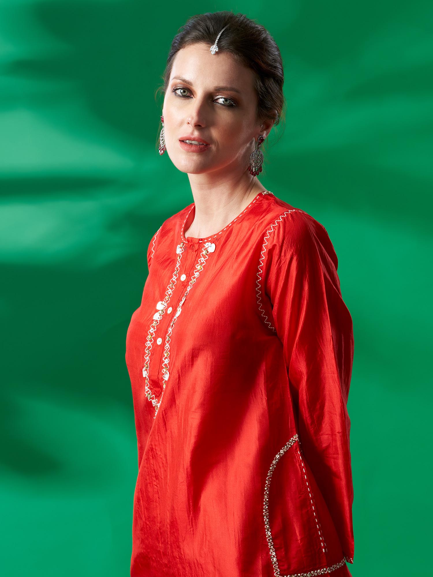 Kohinoor Silk Twinset