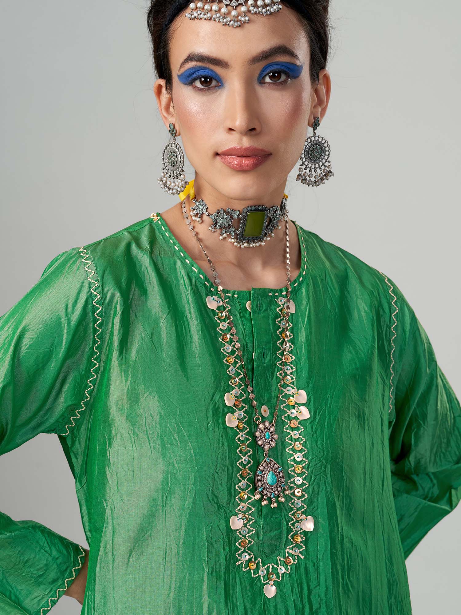 Kohinoor Silk Twinset