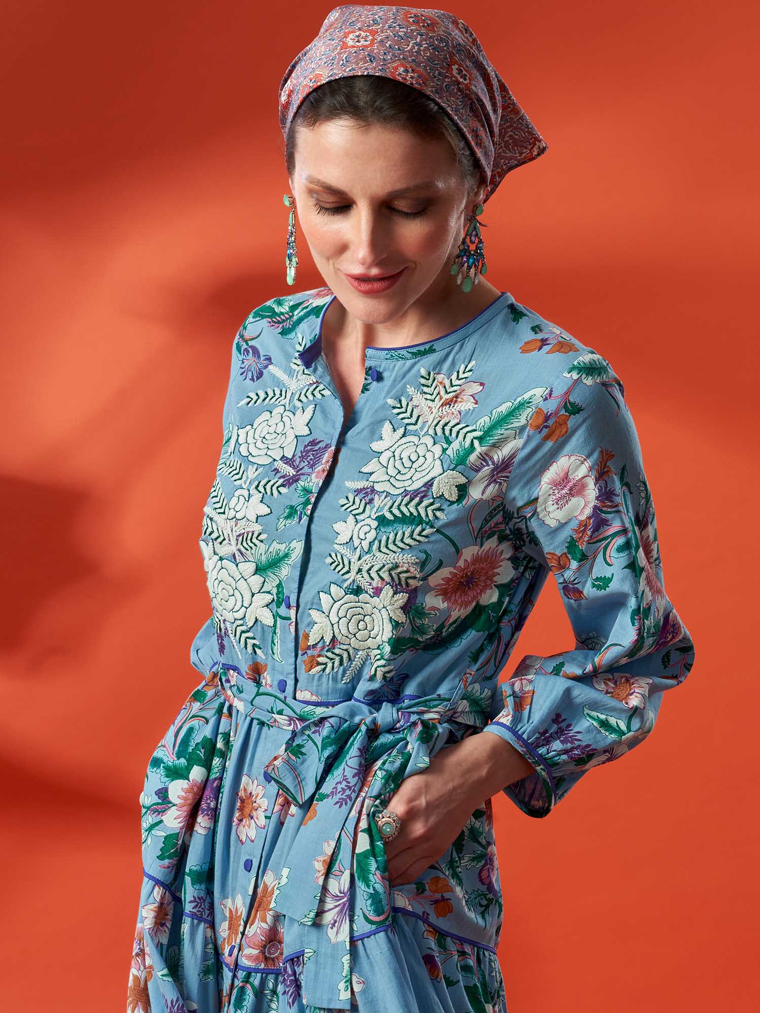 LAXMI NIWAS Cotton Dress