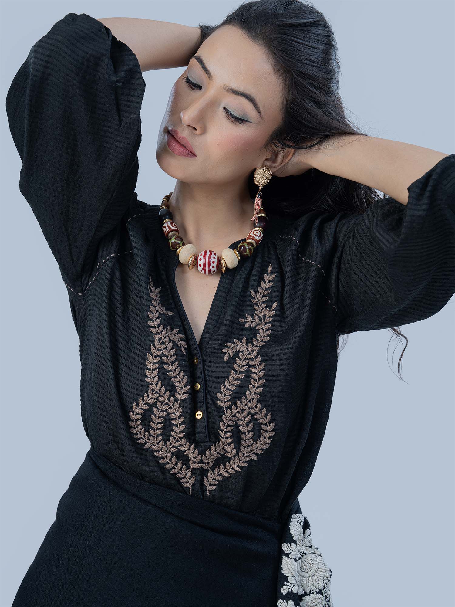 Liesse Patterned Silk Top