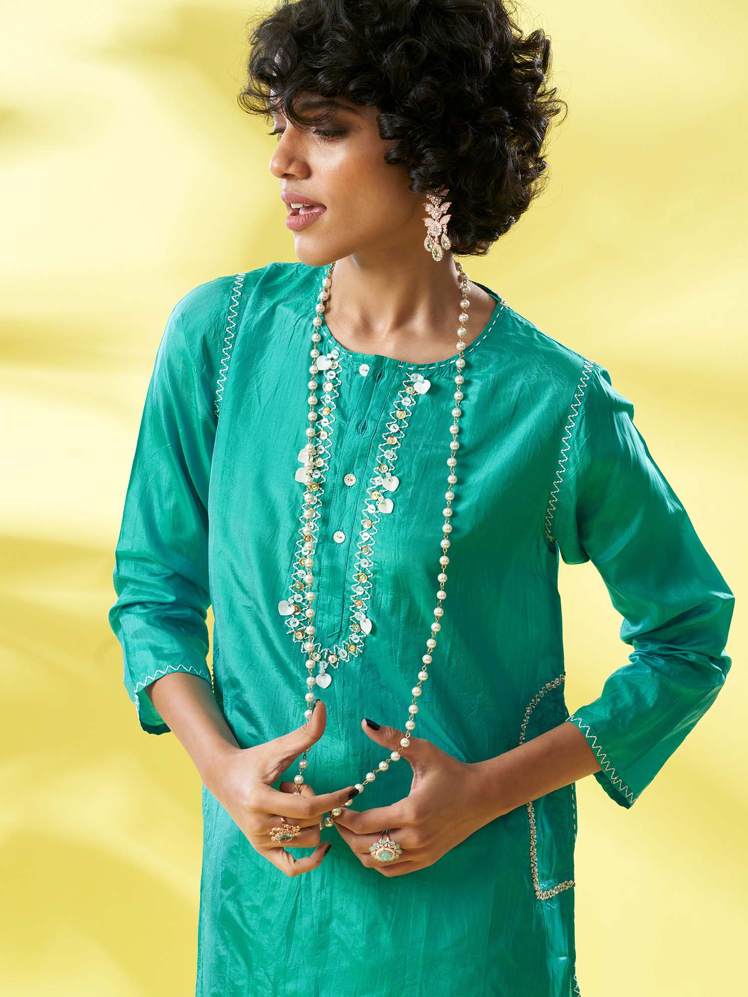 Lilypool Silk Matching Set