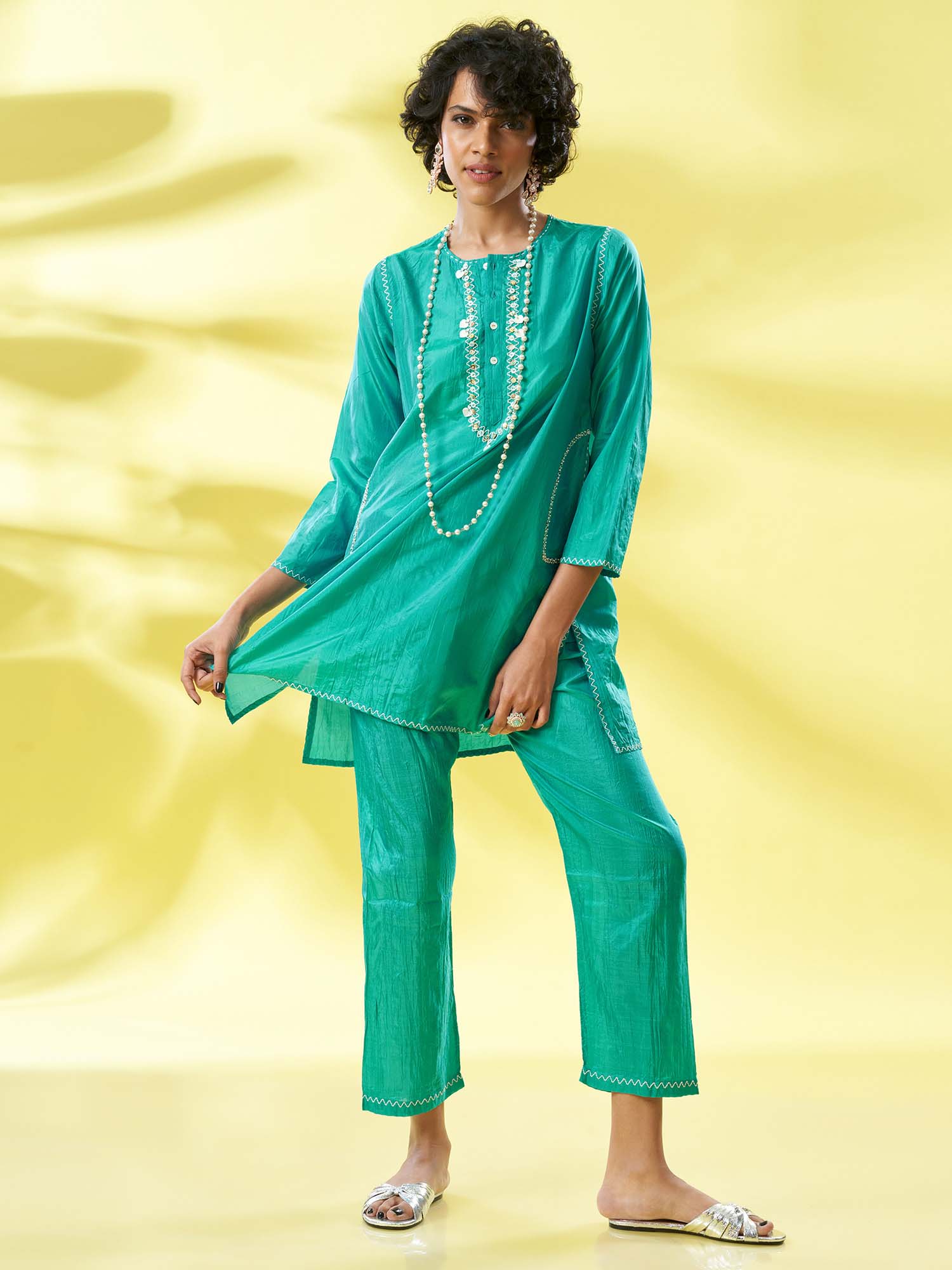 Lilypool Silk Matching Set