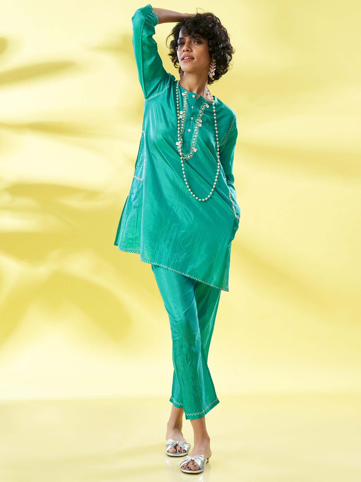 Lilypool Silk Matching Set
