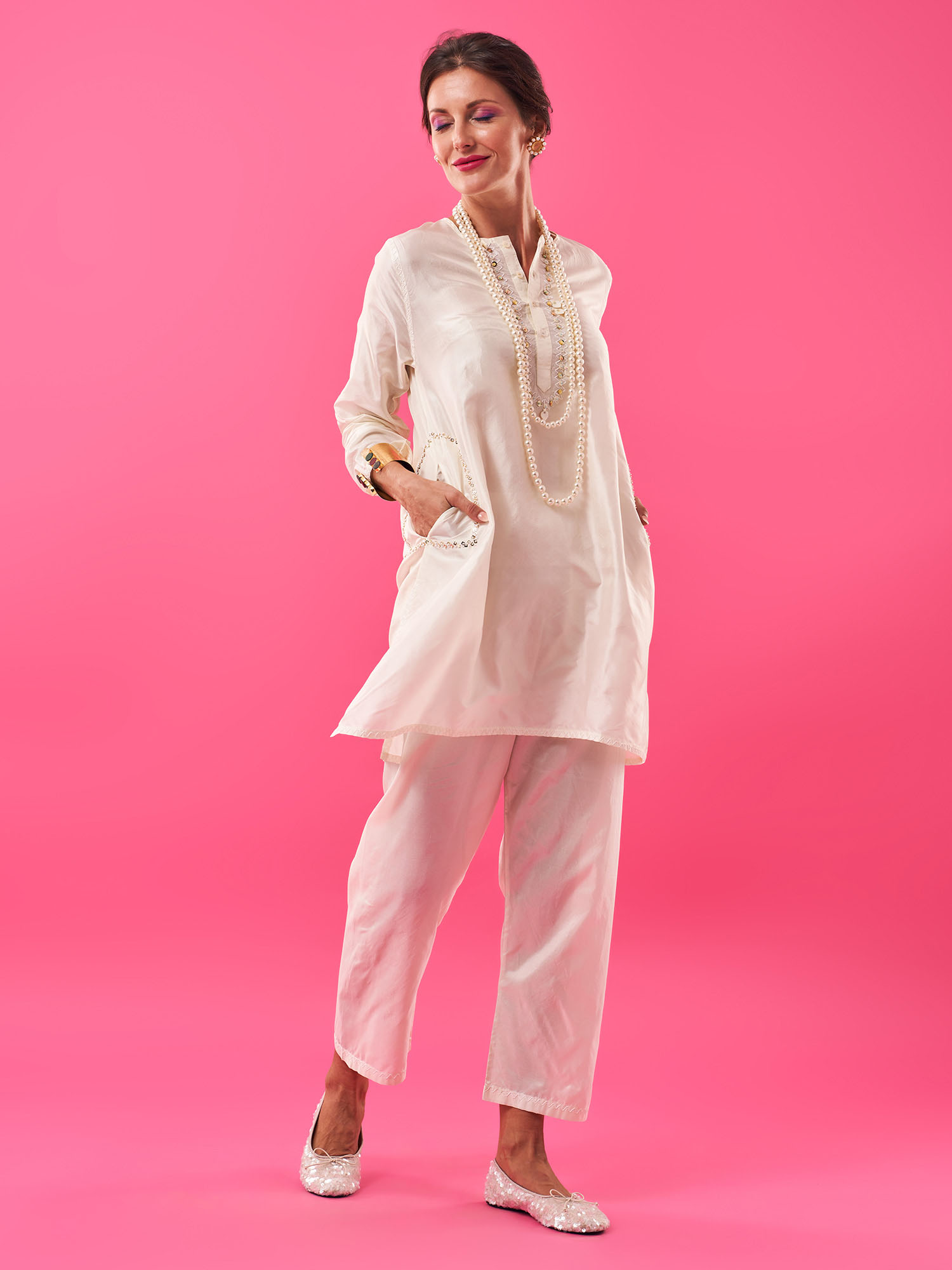 Lilypool Washed Silk Matching Set