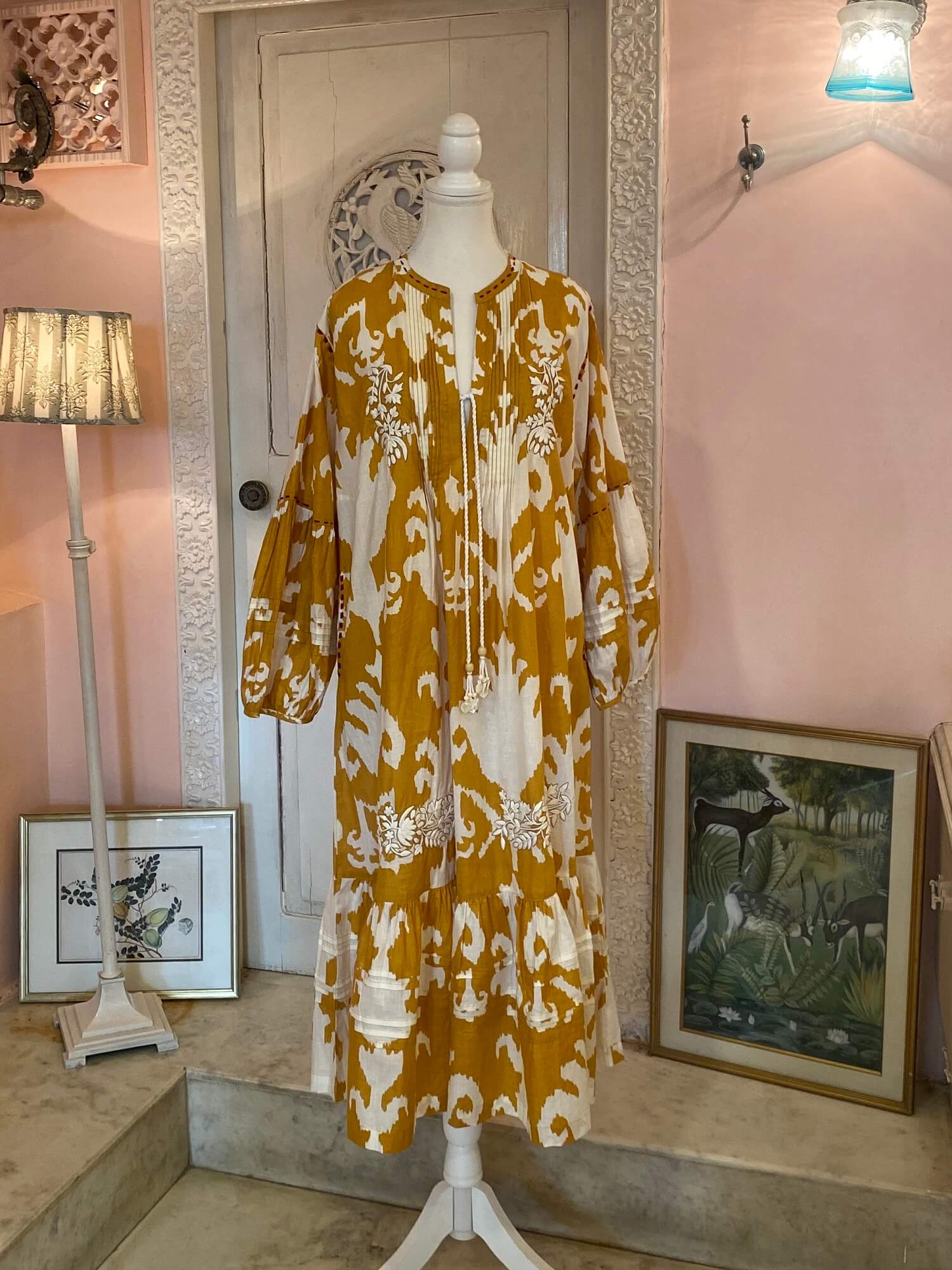 Mahi Cotton Print Dress