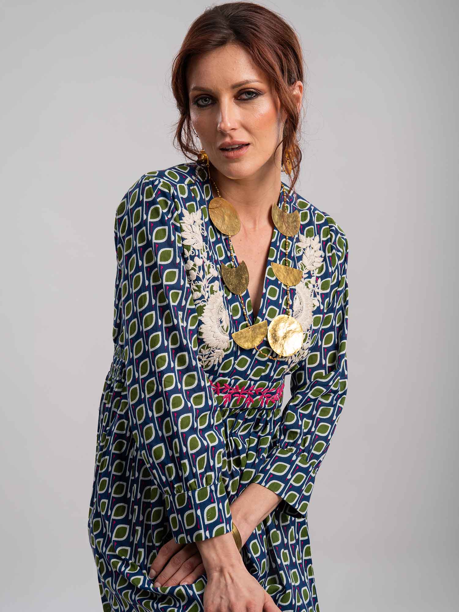 Malouka Cotton Maxi Dress