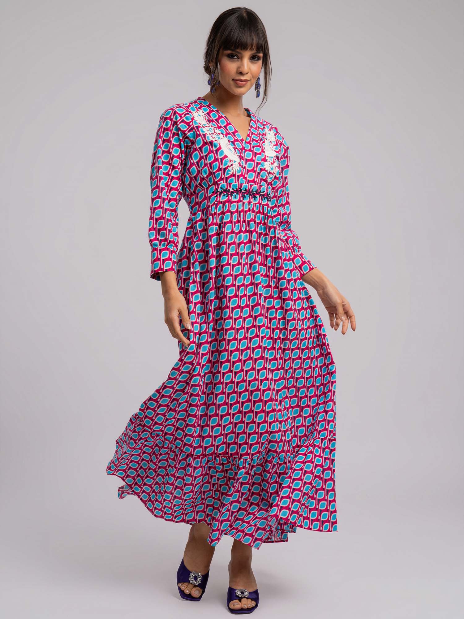Malouka Cotton Maxi Dress
