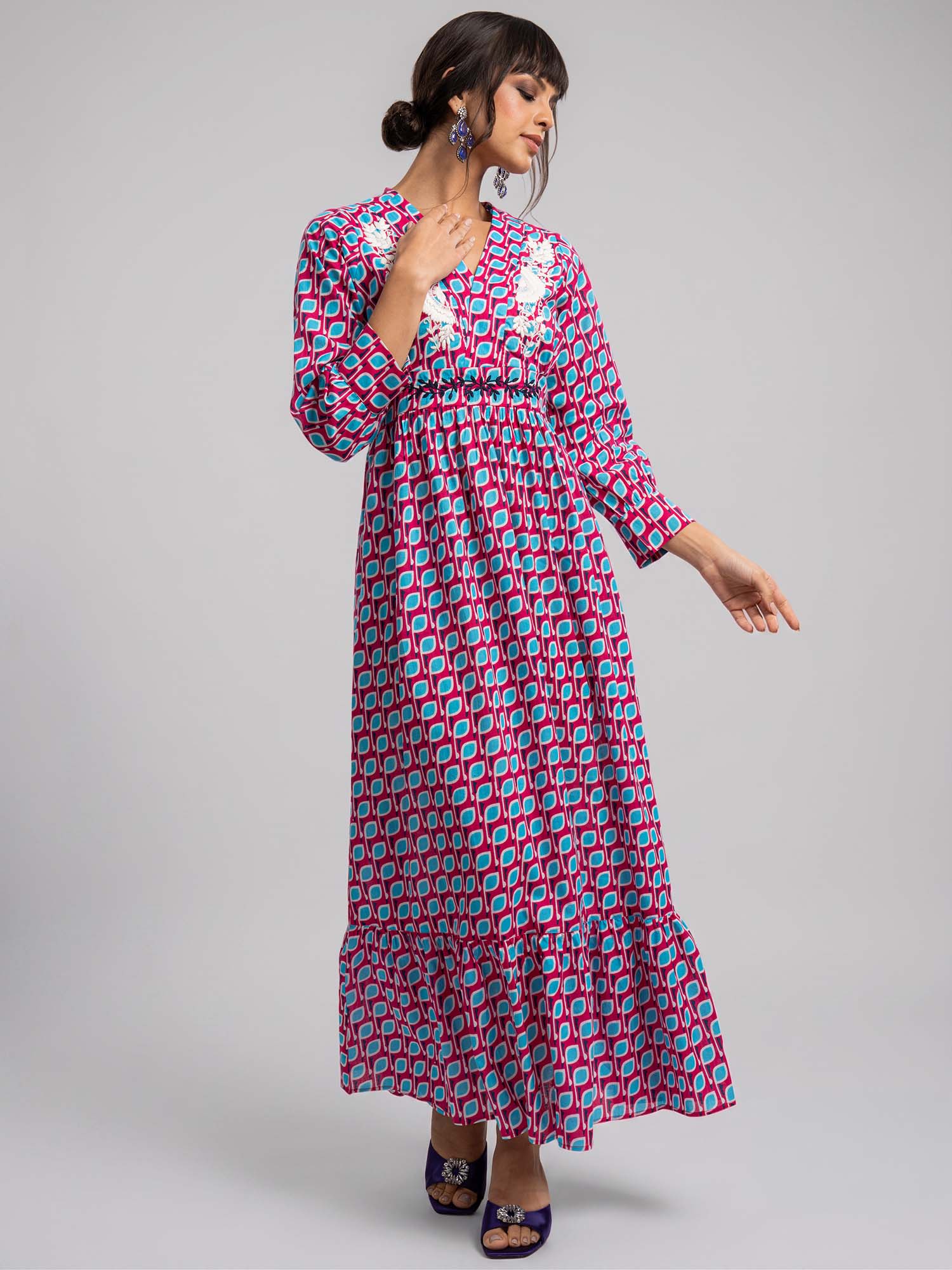 Malouka Cotton Maxi Dress