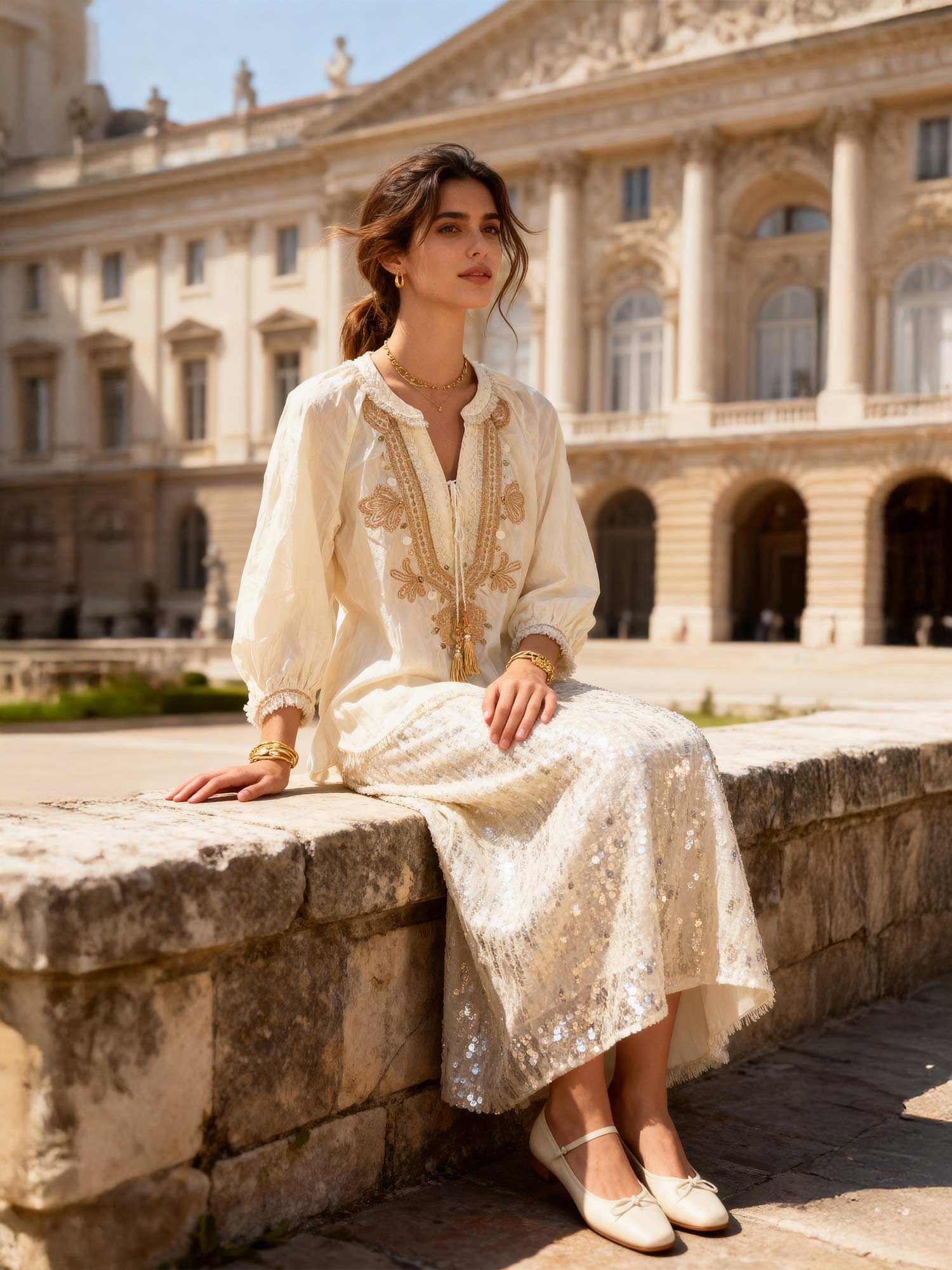 Minerva Silk Top
