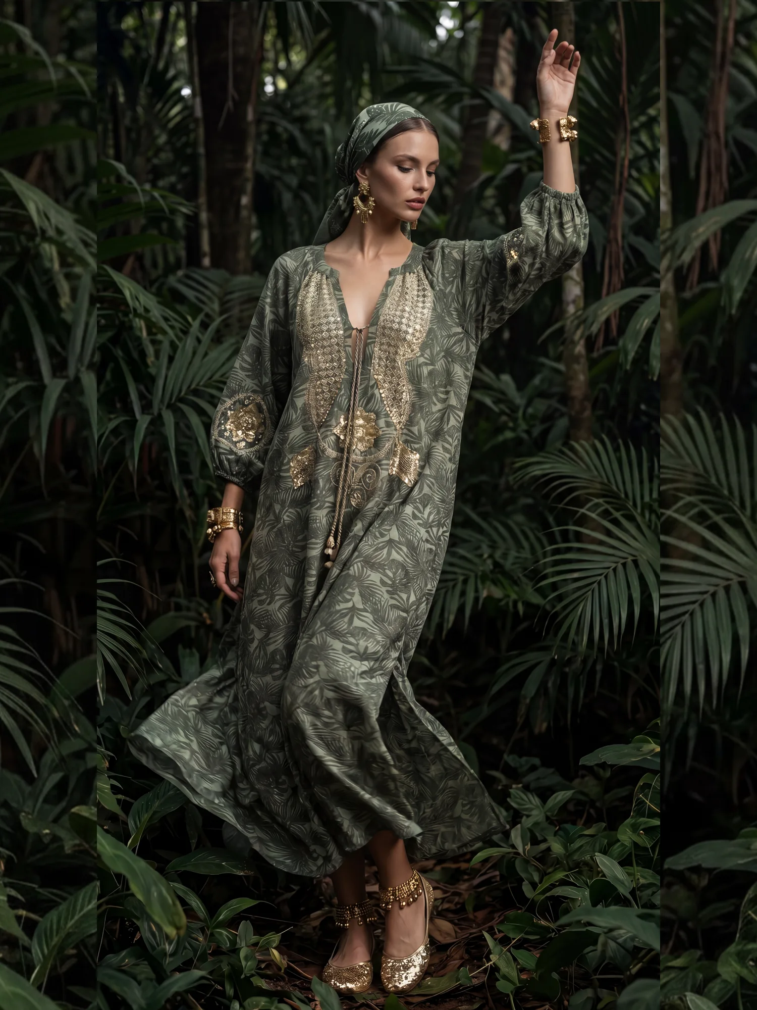 Nourilim Cotton Kaftan