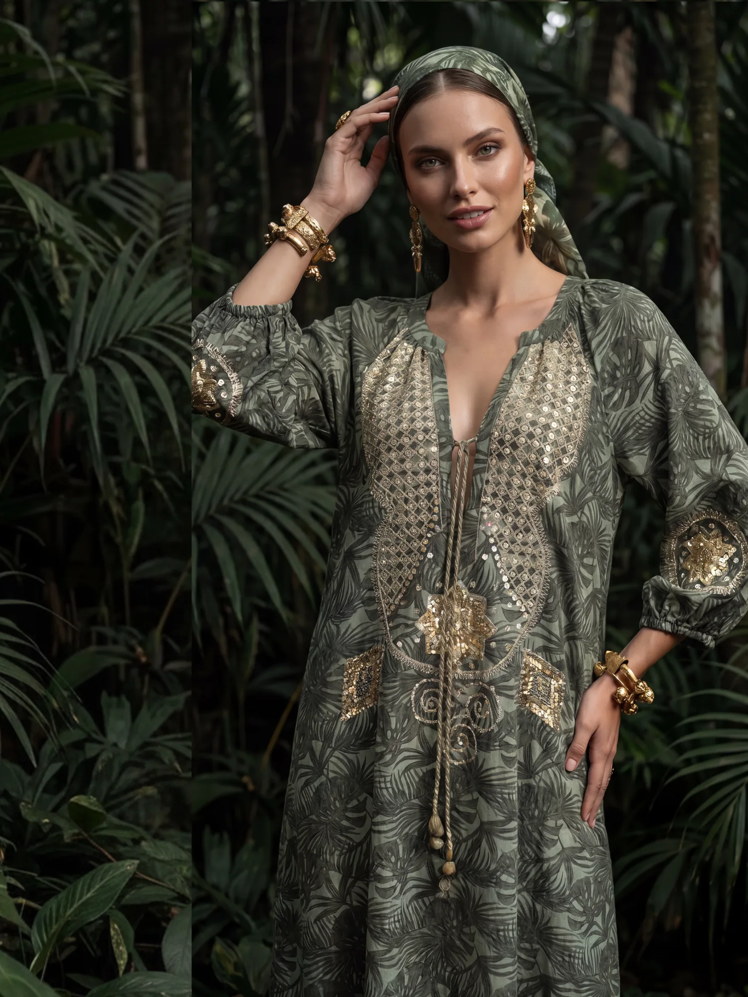 Nourilim Cotton Kaftan