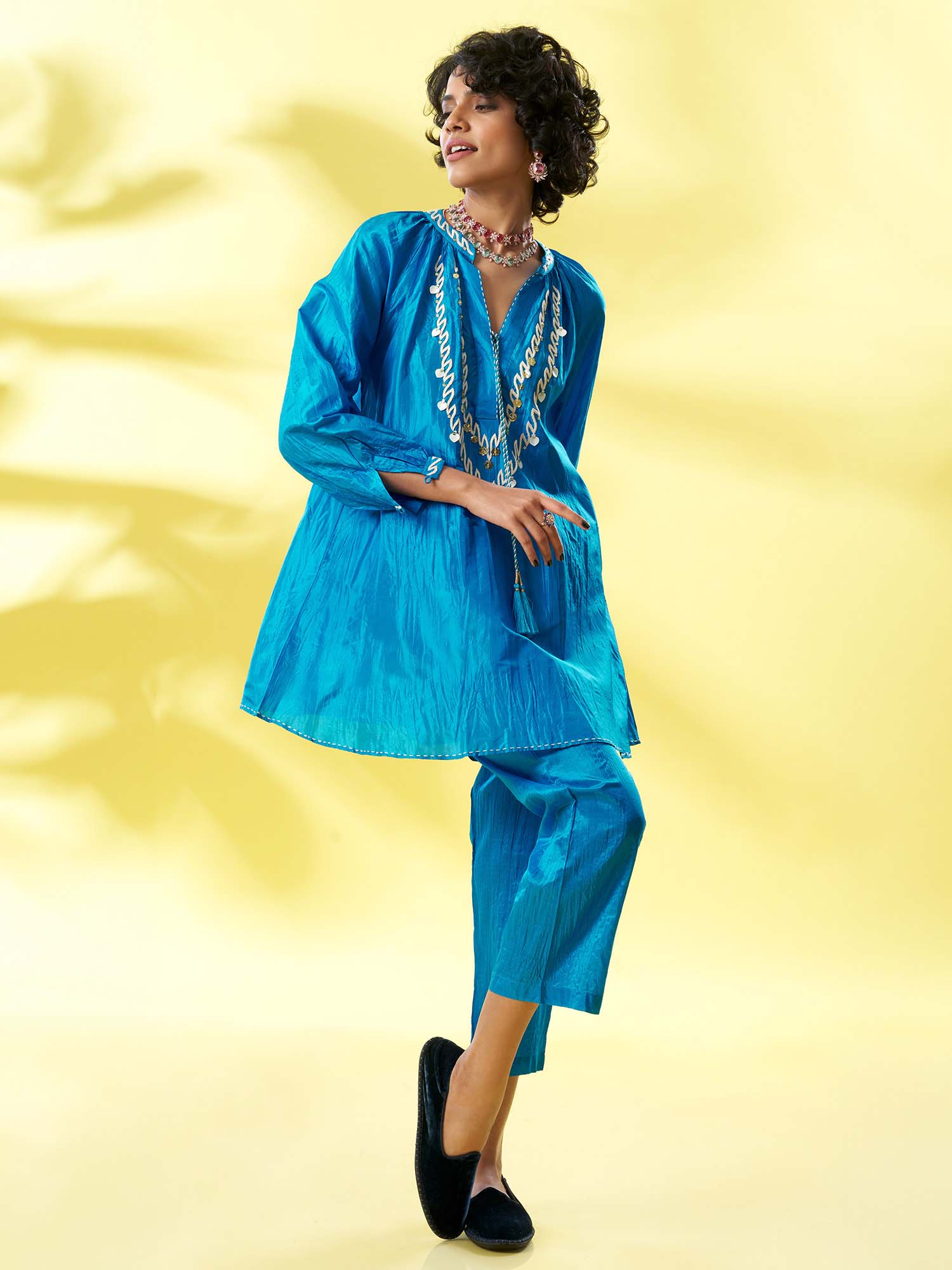 Nurkemal Silk Twinset