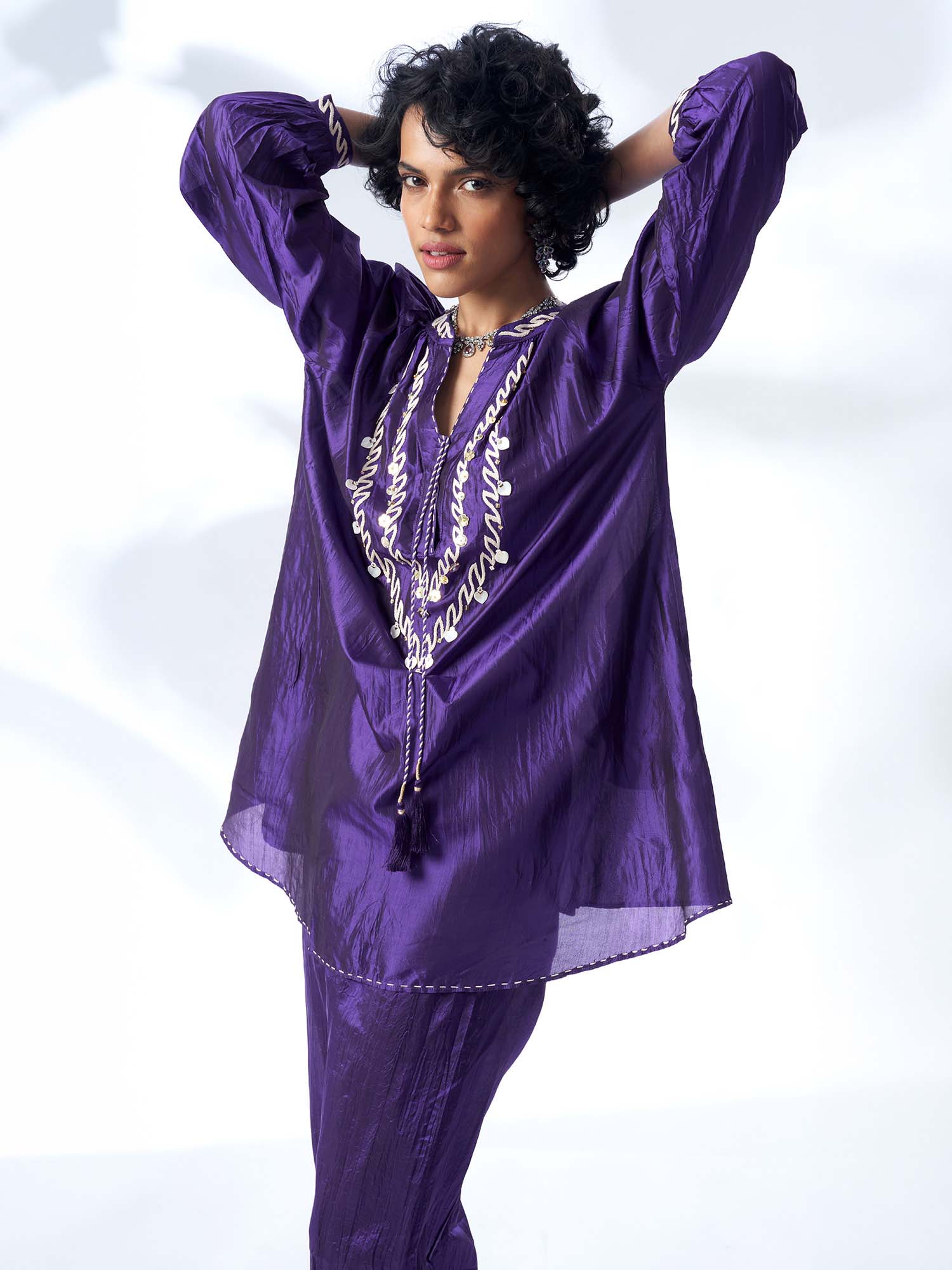 Nurkemal Silk Twinset