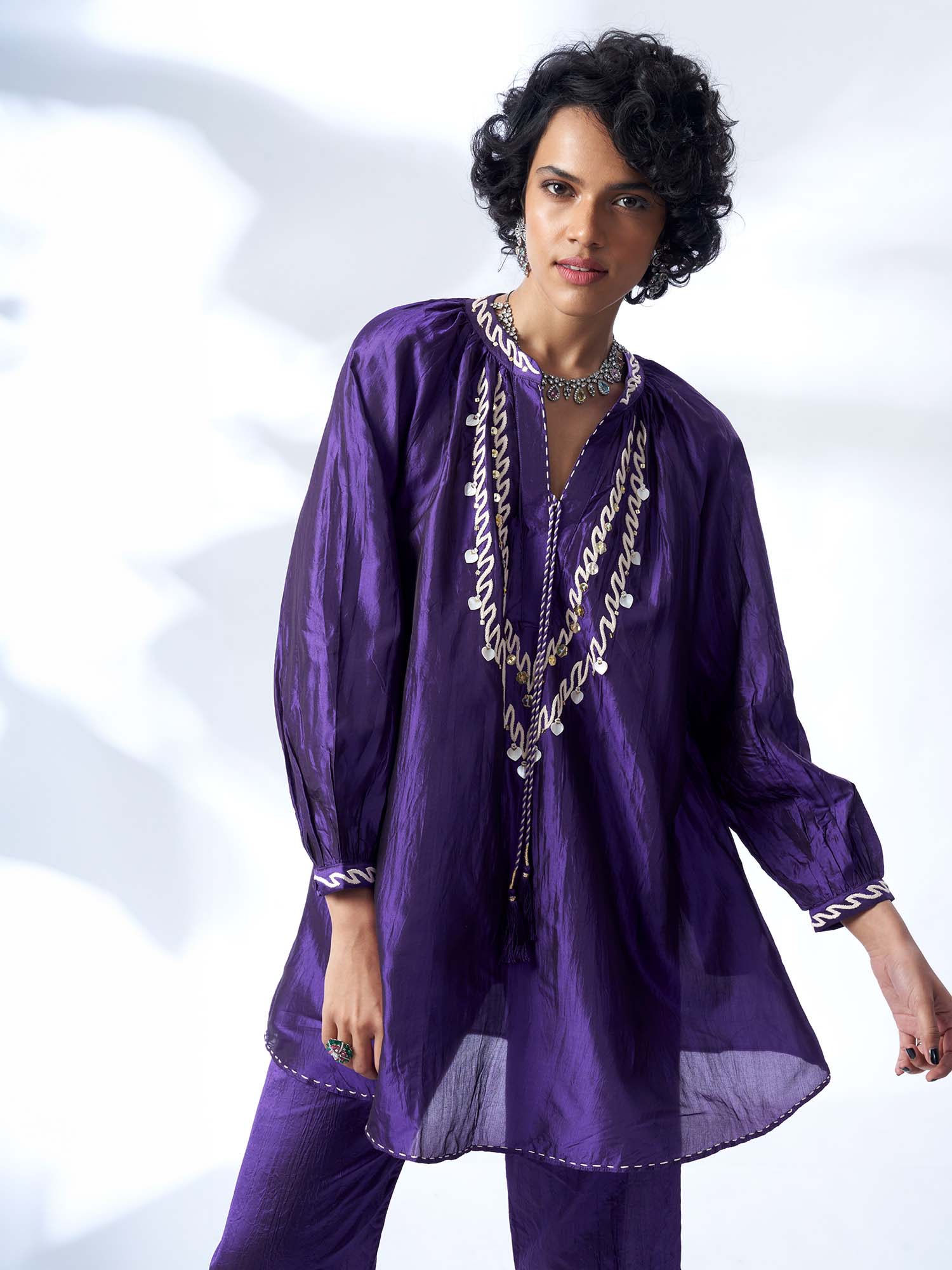 Nurkemal Silk Twinset