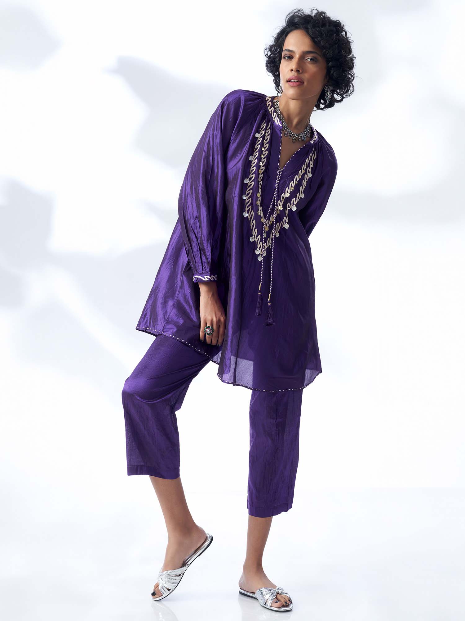Nurkemal Silk Twinset