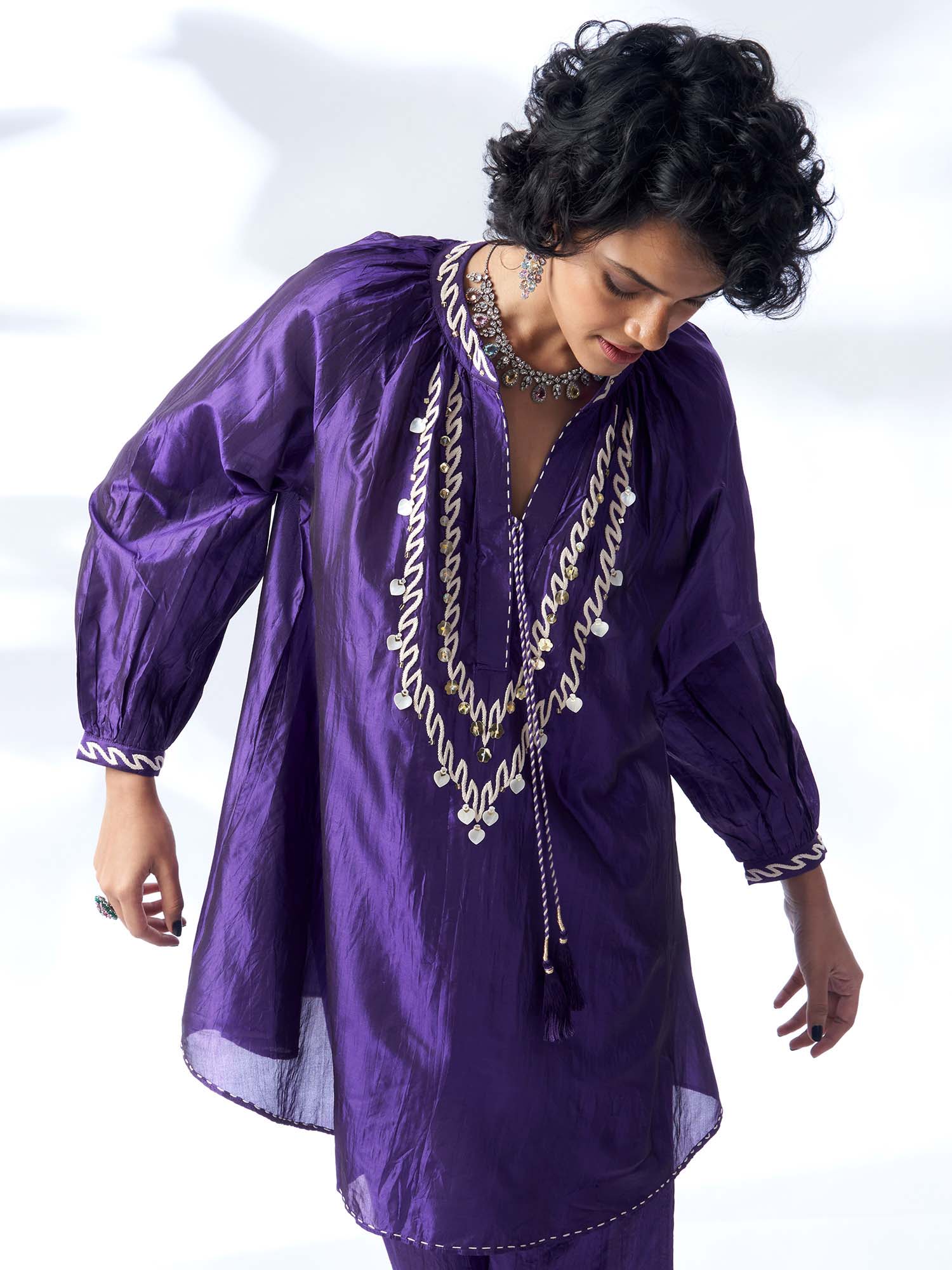 Nurkemal Silk Twinset