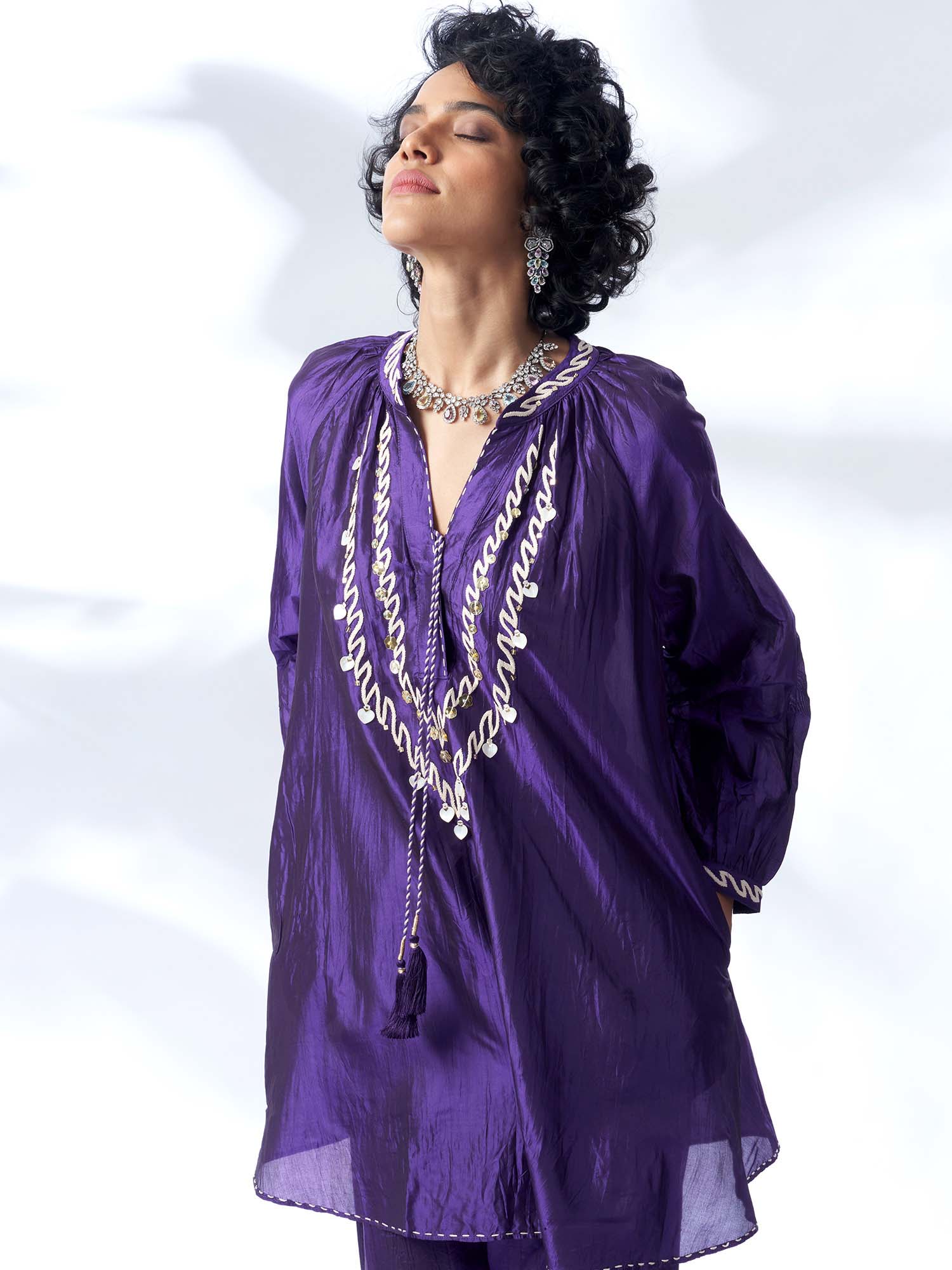 Nurkemal Silk Twinset